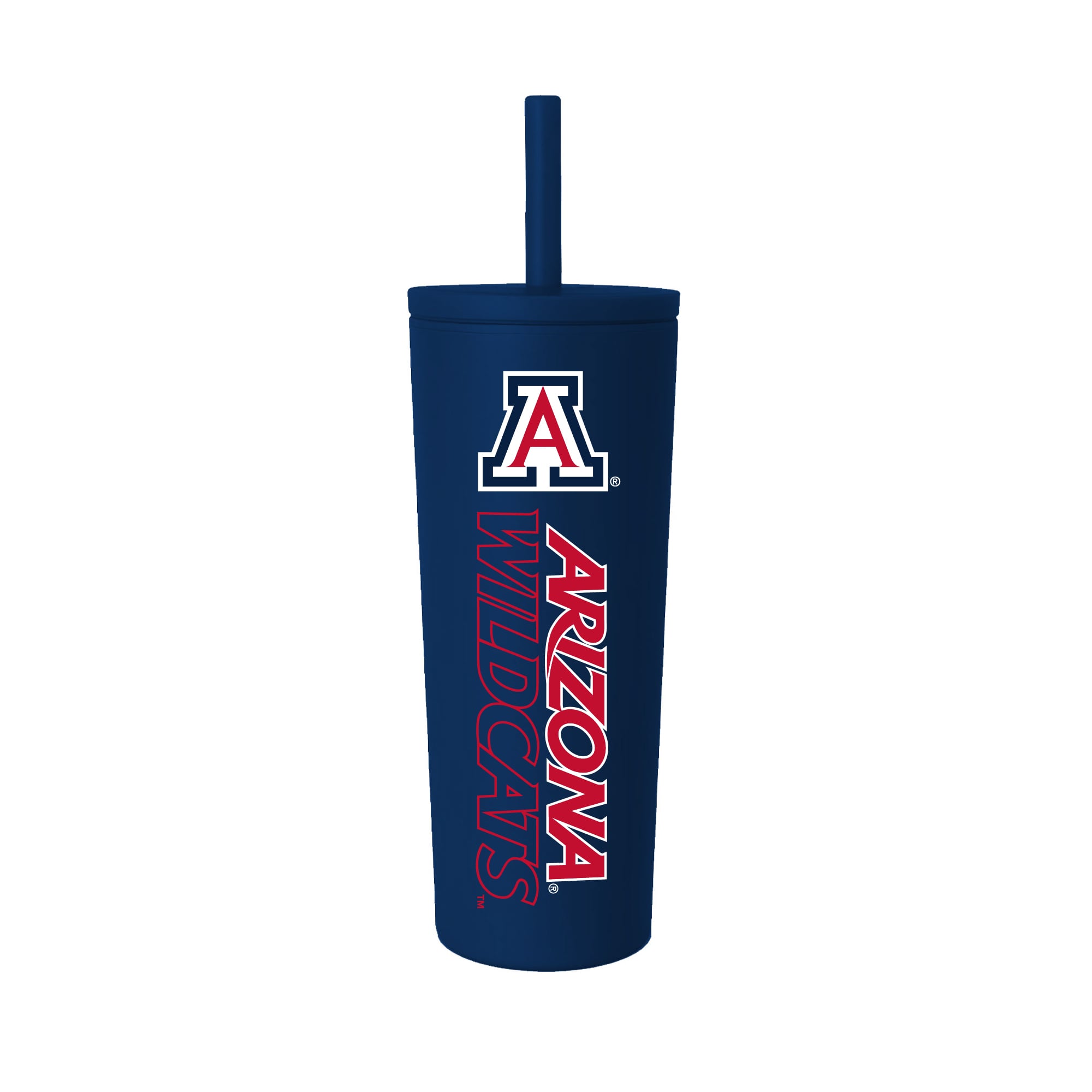 Gobelet isotherme à paille anti-déversement Arizona Wildcats de 710 ml (24 oz)