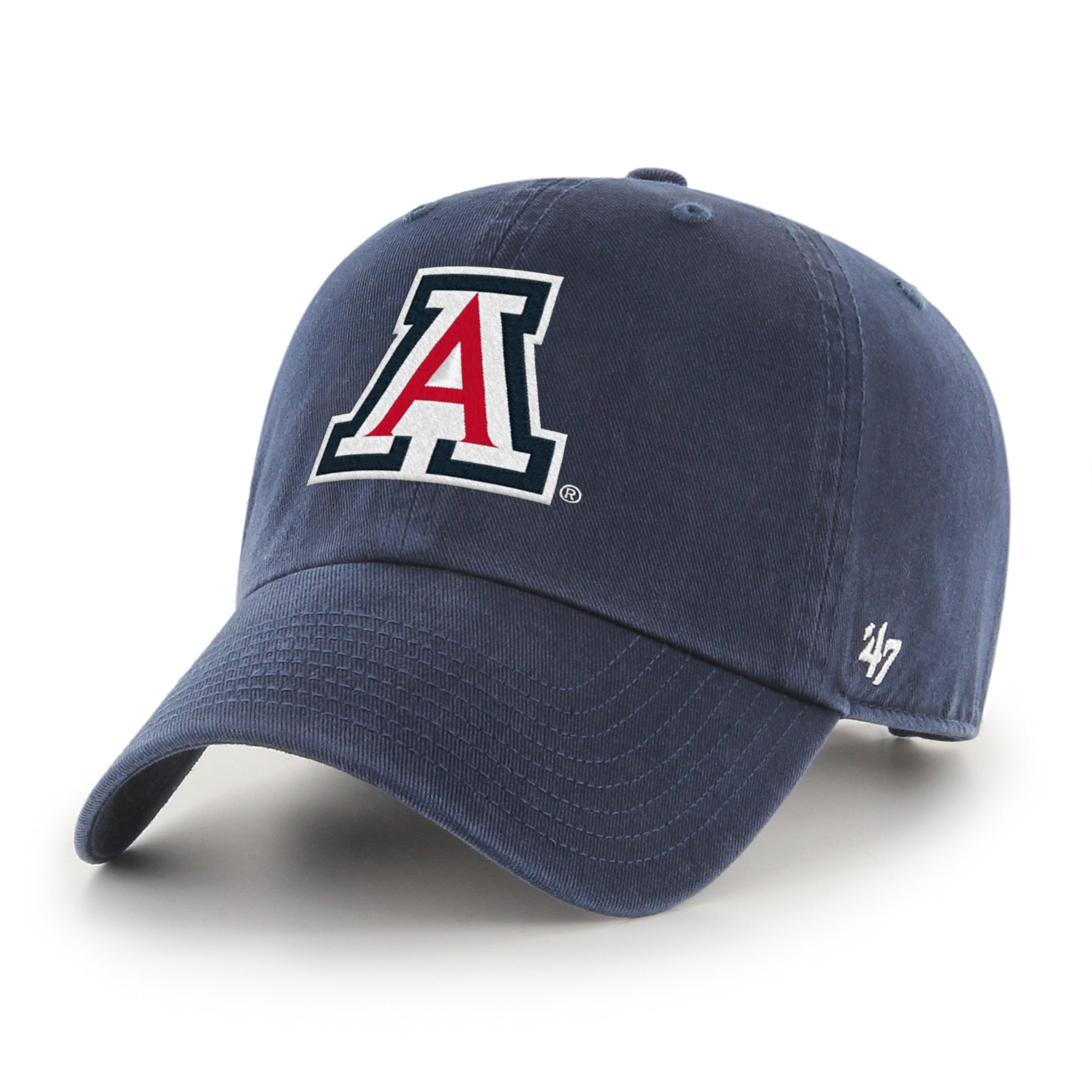 Casquette ajustable pour homme, modèle 47 Navy Arizona Wildcats Logo Clean Up