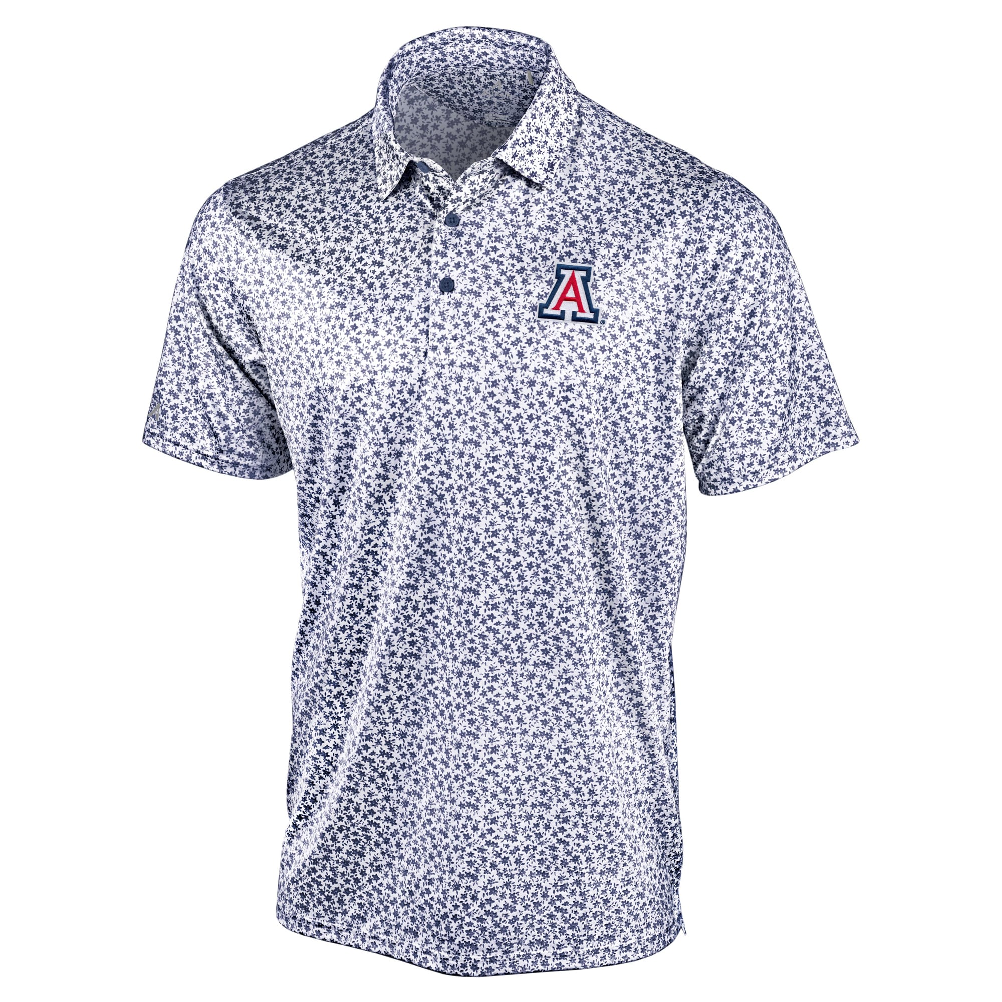 Men's Antigua Navy Arizona Wildcats Flourish Polo
