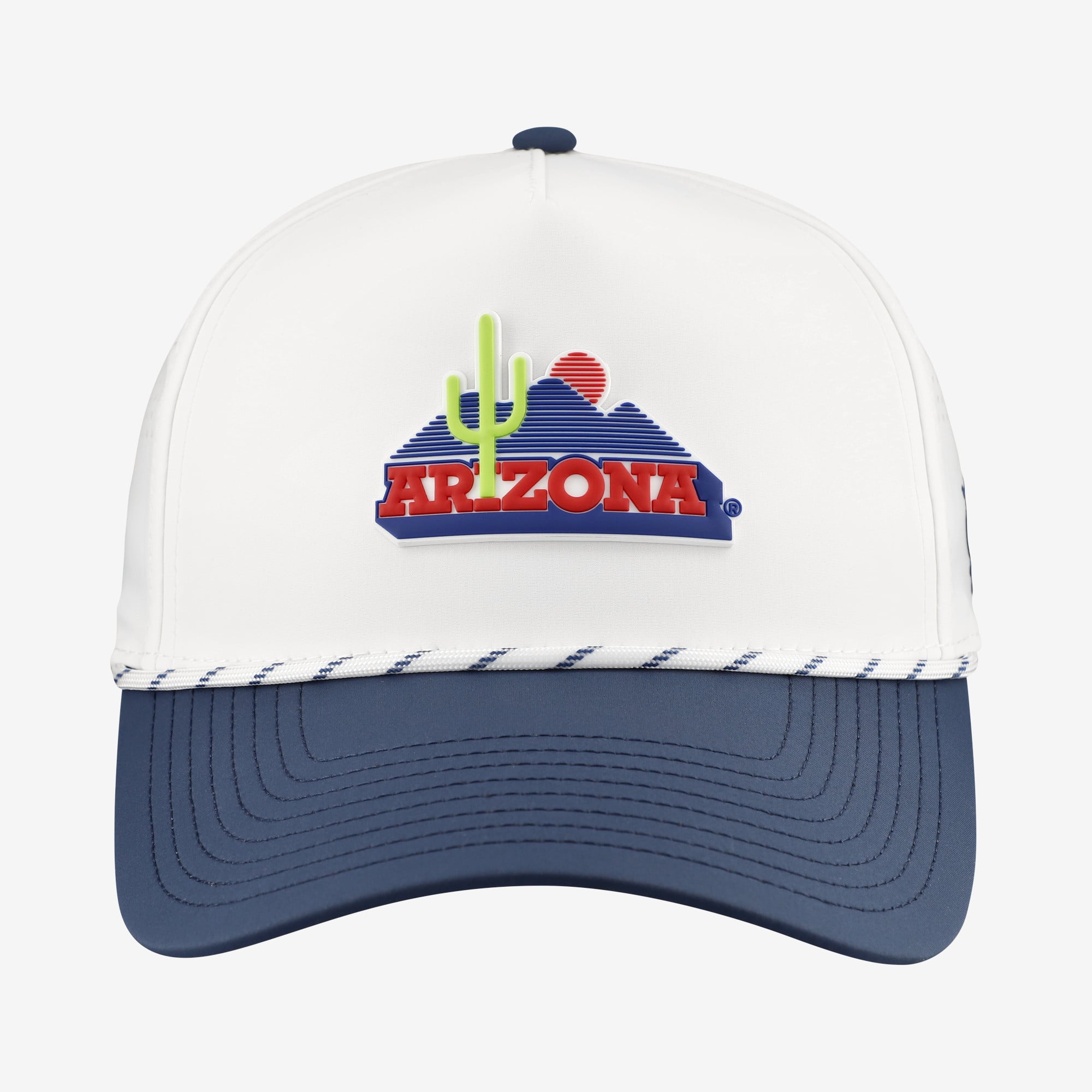 Men's Branded Bills White/Navy Arizona Wildcats Classic Adjustable Rope Hat