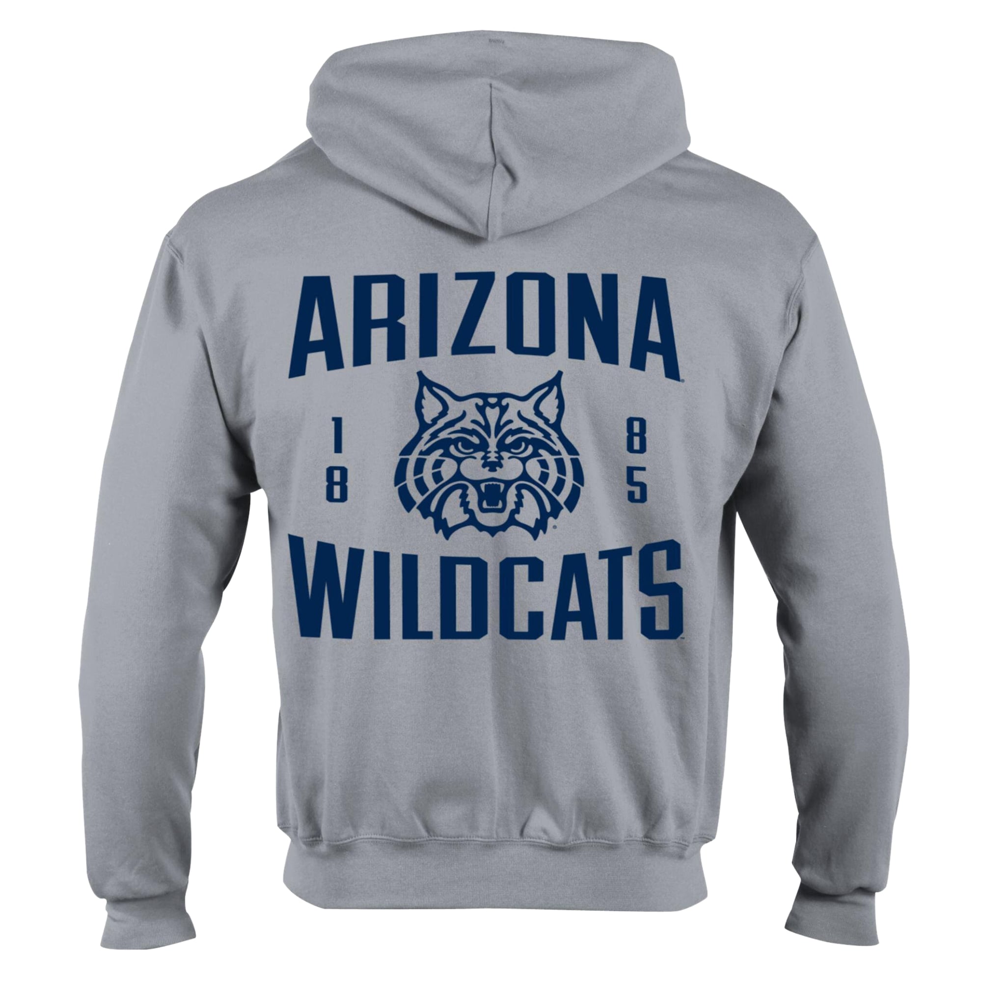 Men's Champion  Heather Gray Arizona Wildcats Varsity Powerblend Full-Zip Fleece Hoodie
