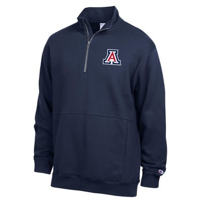  Arizona Wildcats Champion Fleece Quarter-Zip Pullover - Navy