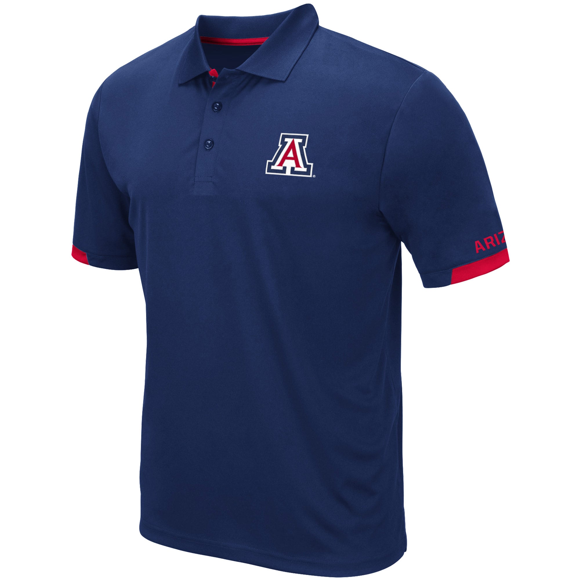 Polo léger Santry bleu marine Colosseum pour homme des Arizona Wildcats