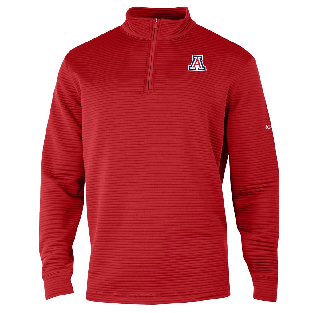 Men's Columbia Red Arizona Wildcats Omni-Wick Pack It Up Quarter-Zip ...