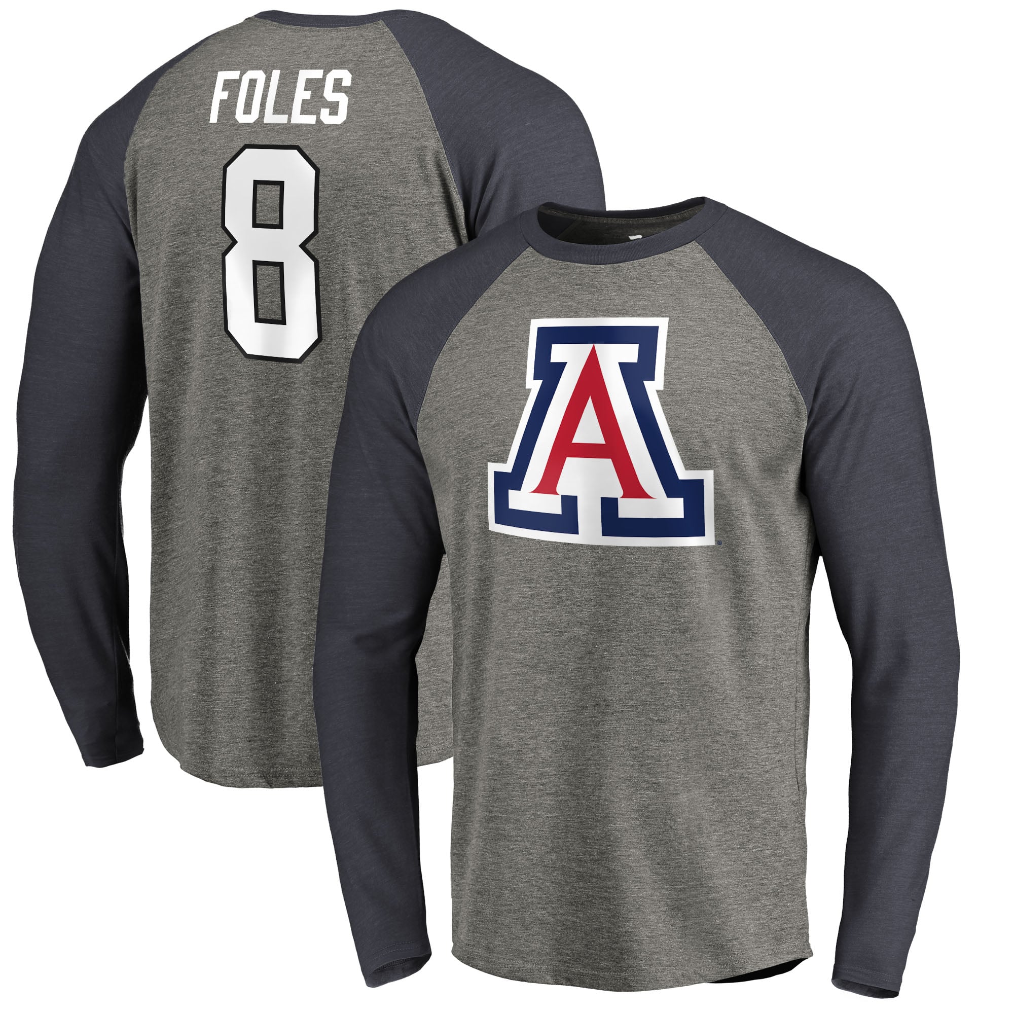 Men's Fanatics Nick Foles Heathered Gray Arizona Wildcats College