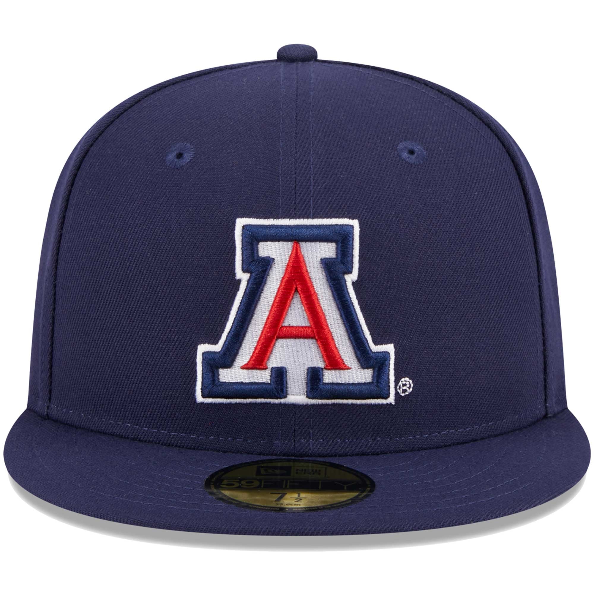 Casquette ajustée 59FIFTY Arizona Wildcats bleu marine New Era pour homme