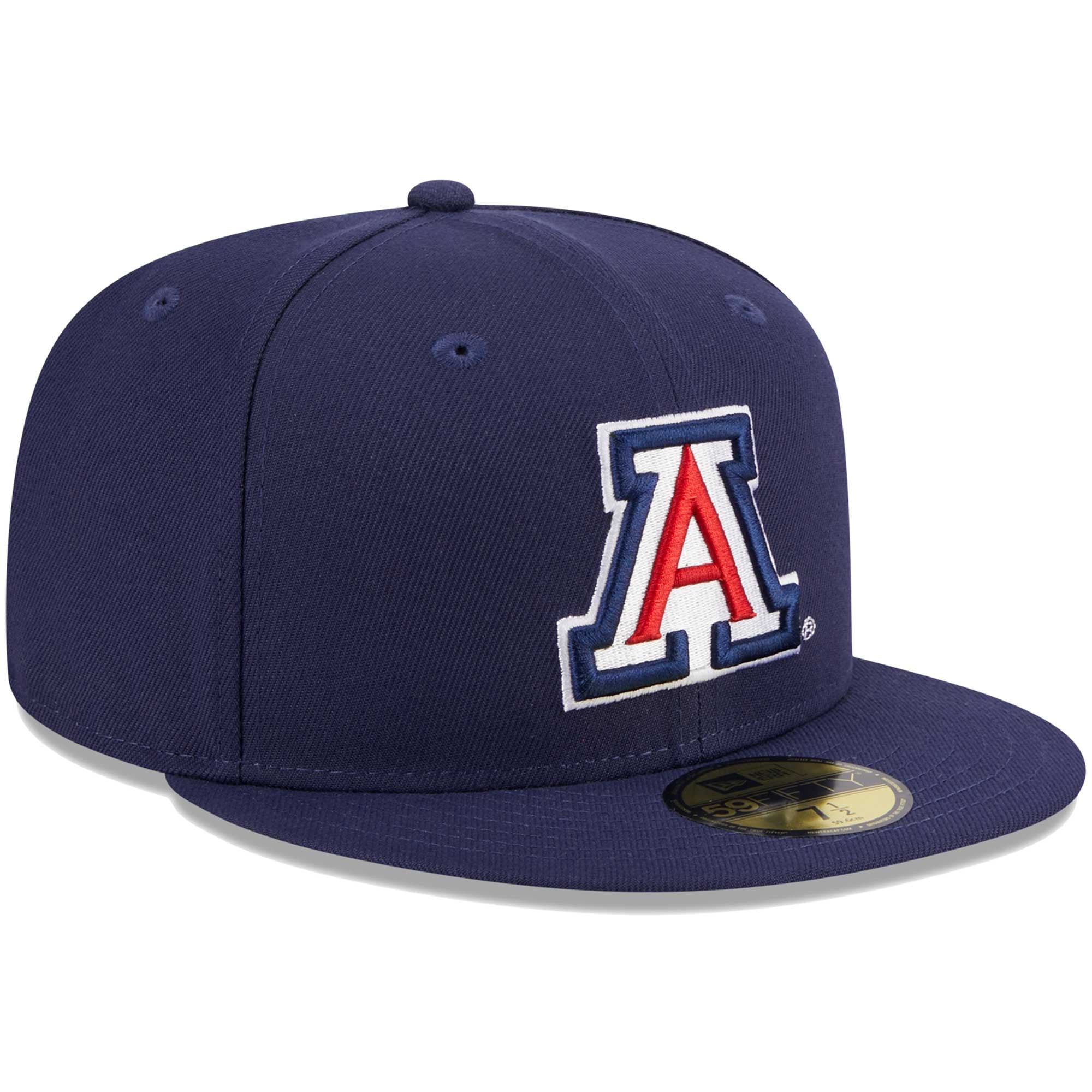 Casquette ajustée 59FIFTY Arizona Wildcats bleu marine New Era pour homme