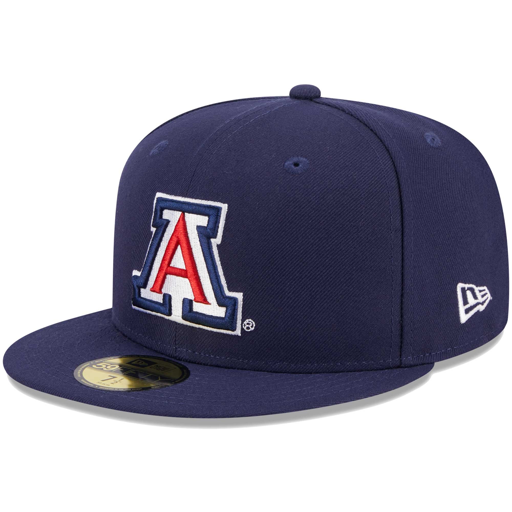 Casquette ajustée 59FIFTY Arizona Wildcats bleu marine New Era pour homme