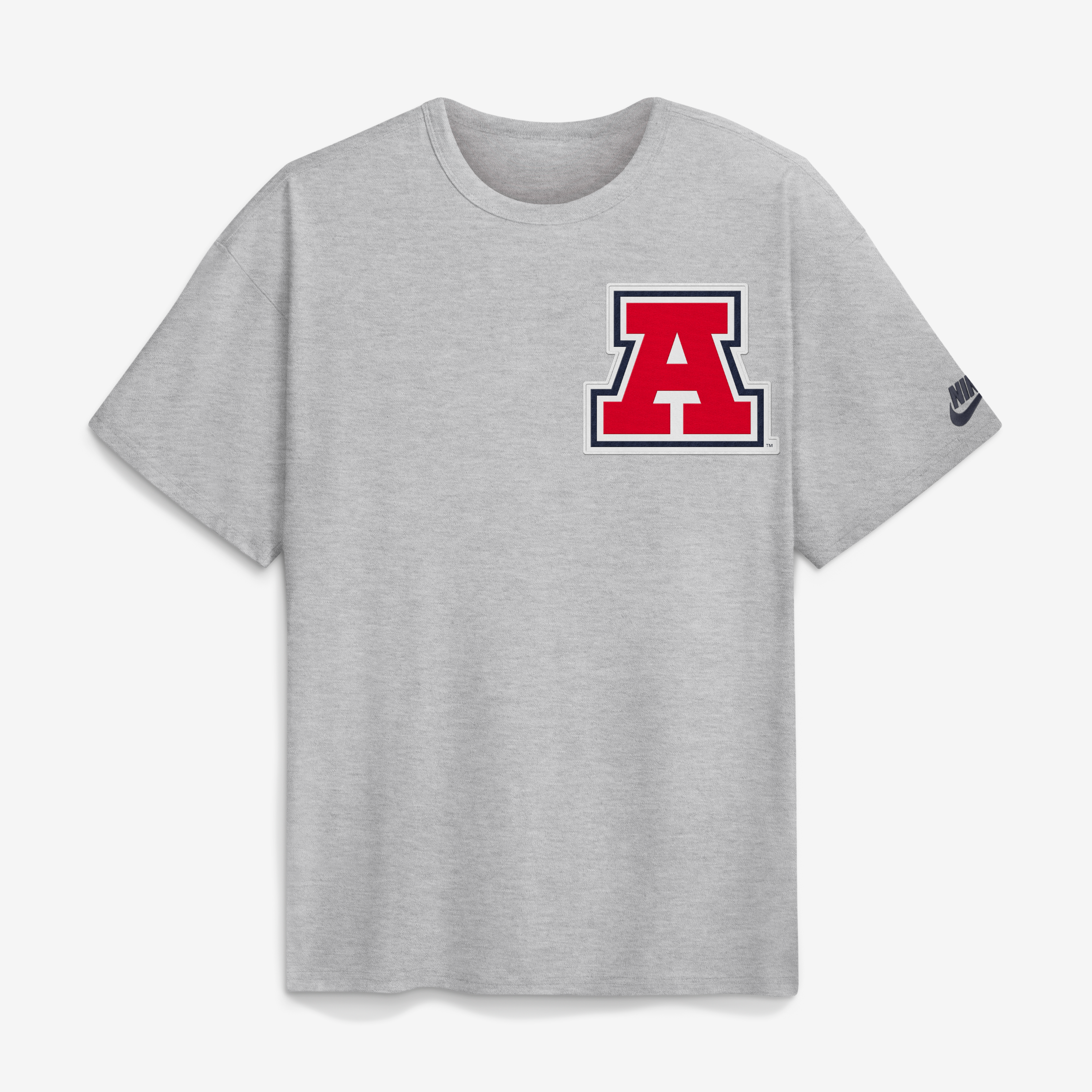 Men's Nike Heather Gray Arizona Wildcats Legacy Logo Max90 T-Shirt