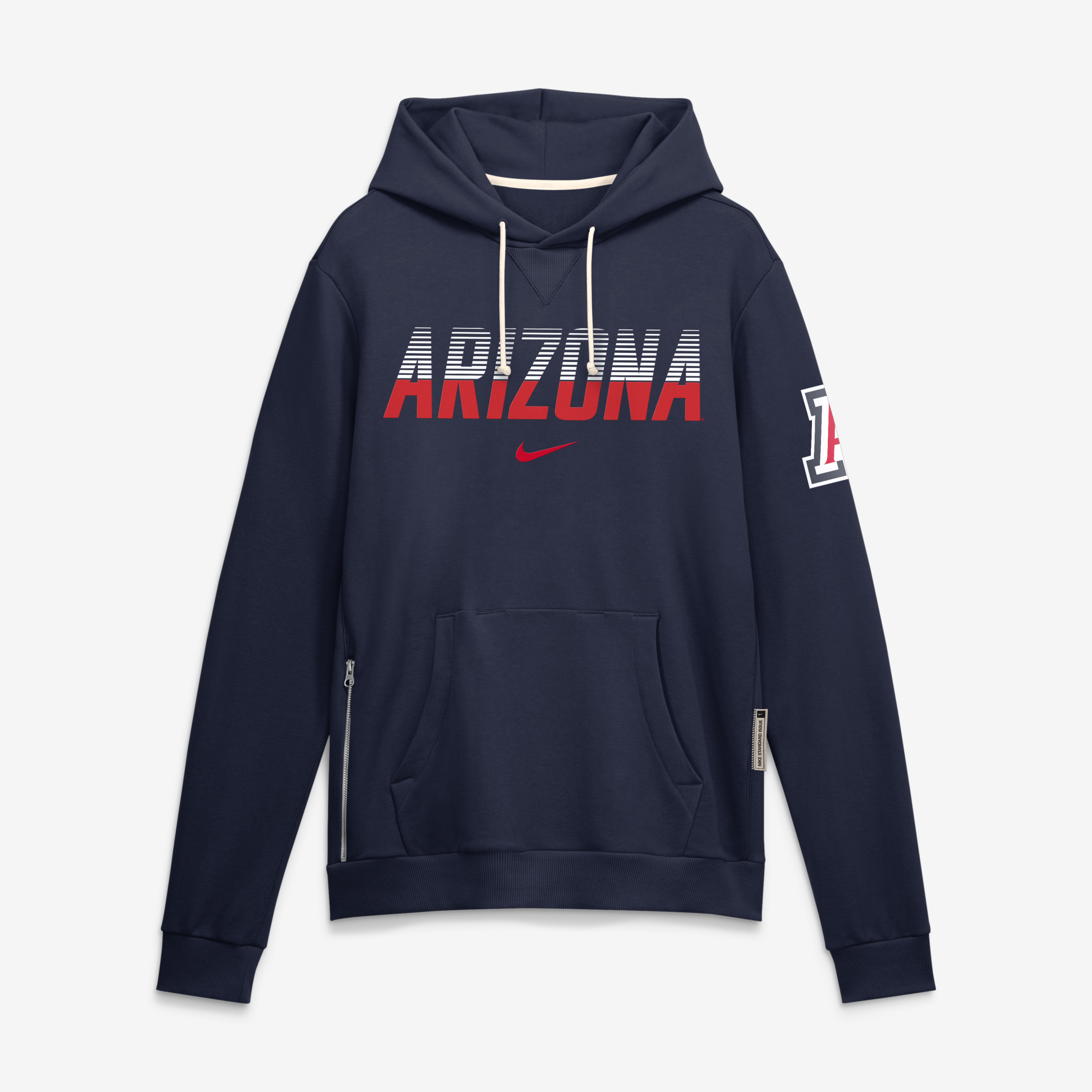Men's Nike Navy Arizona Wildcats 2026 Sideline Standard Issue Dri-FIT Hoodie