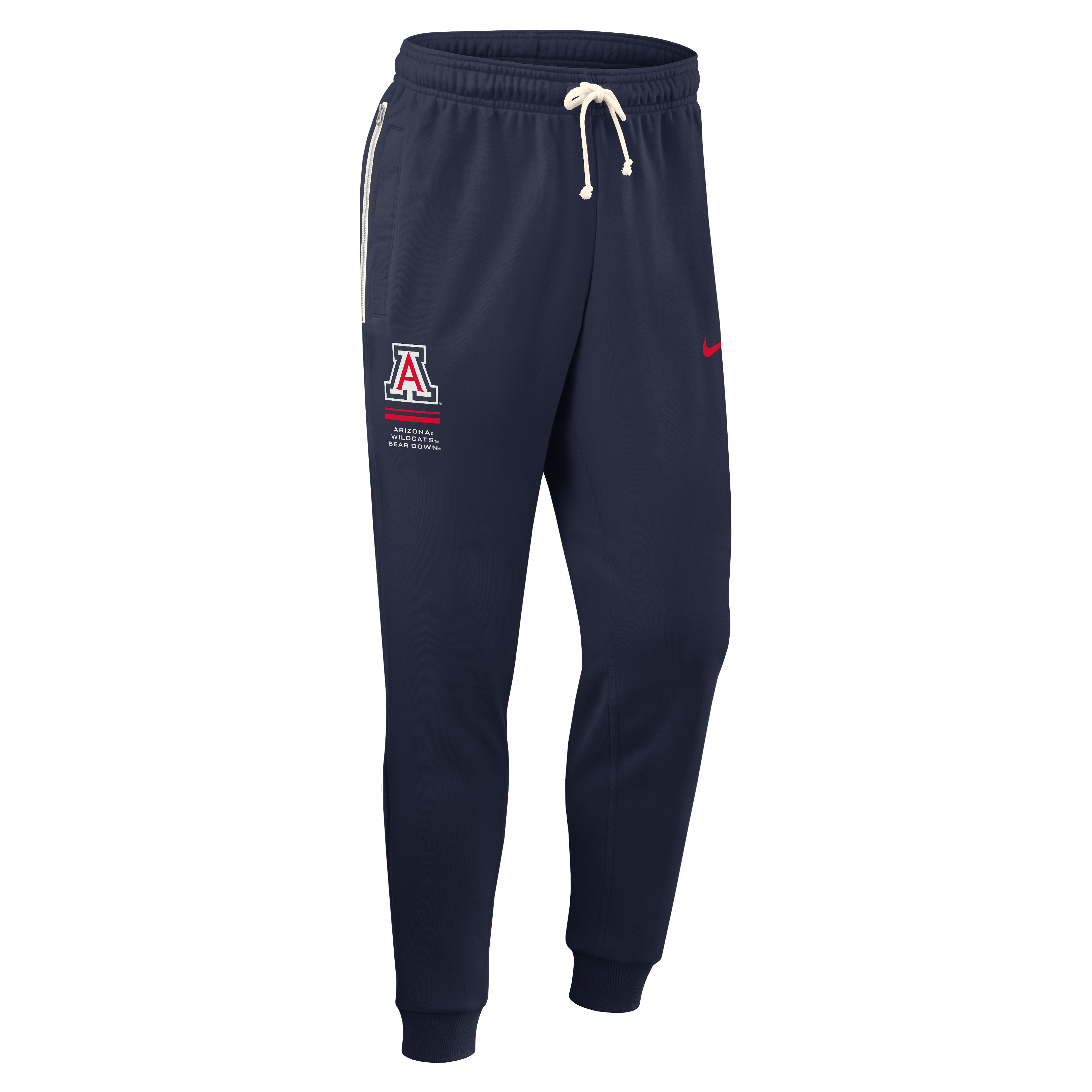 Men's Nike Navy Arizona Wildcats 2026 Sideline Standard Issue Dri-FIT Taper Pants