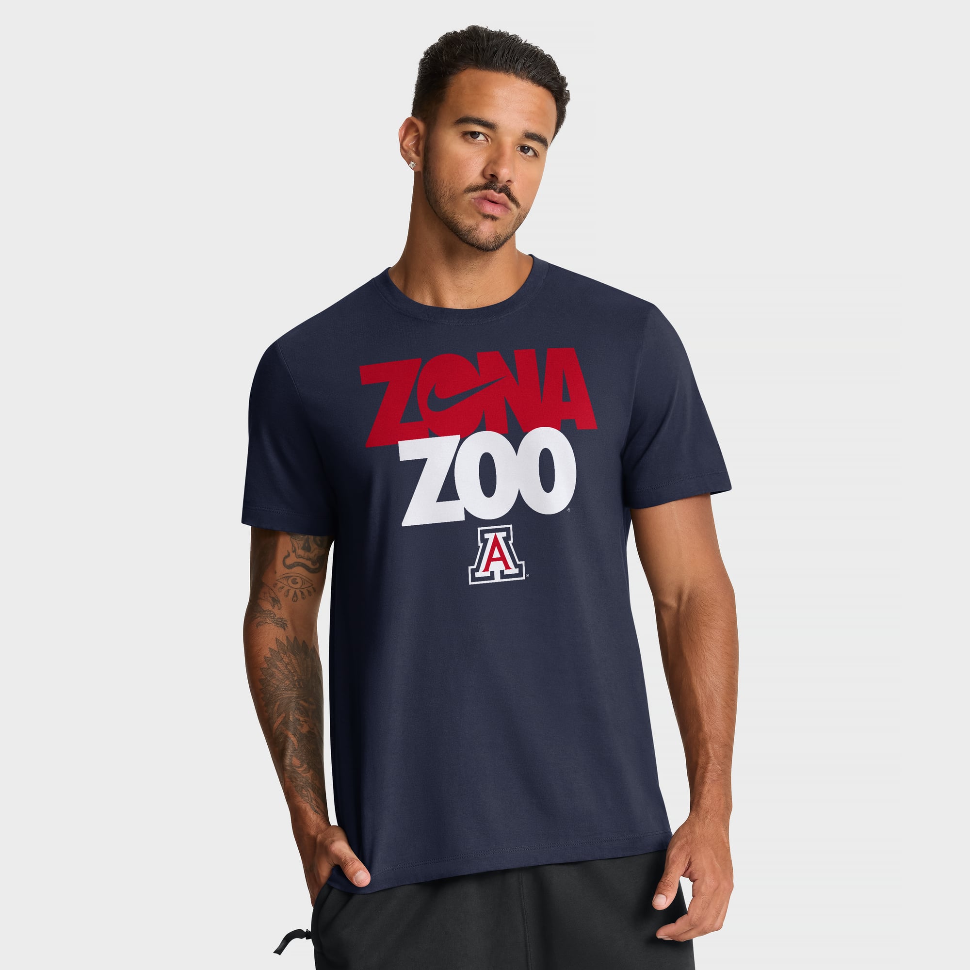 Men's Nike Navy Arizona Wildcats Campus Local Madness T-Shirt