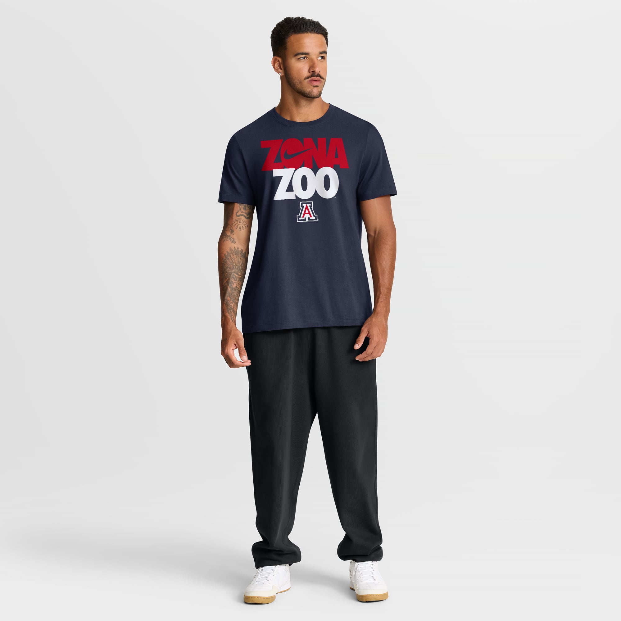 Men's Nike Navy Arizona Wildcats Campus Local Madness T-Shirt