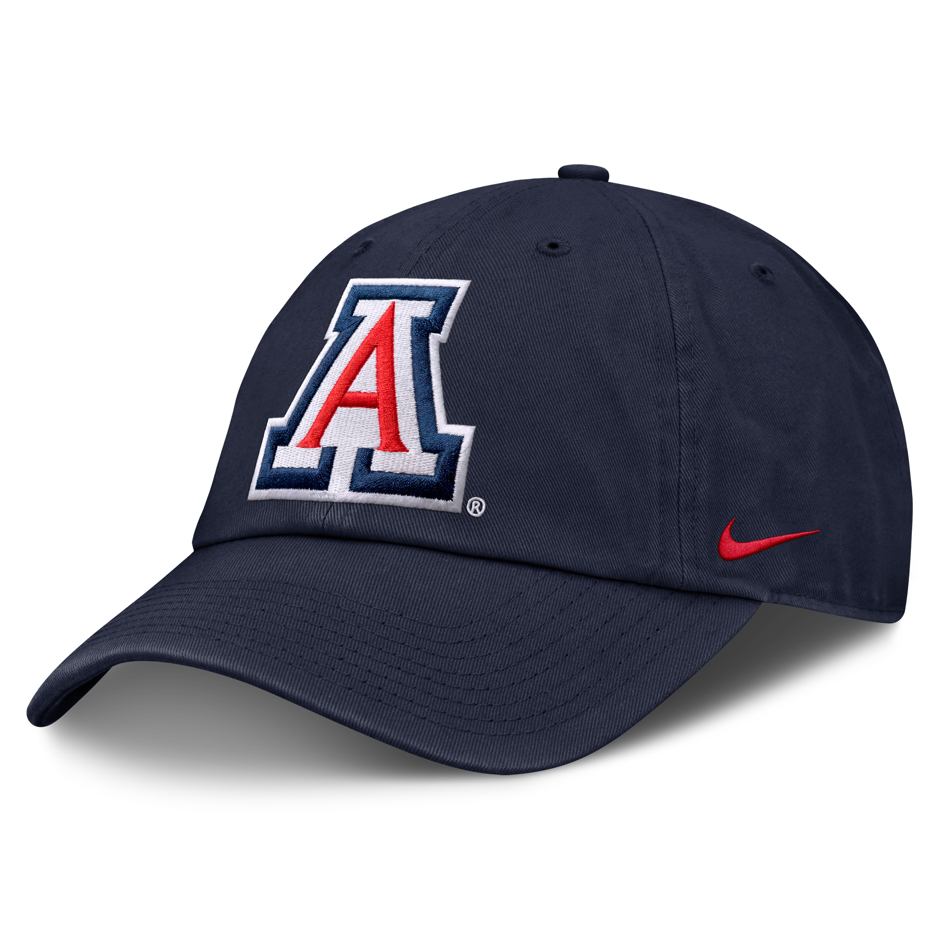 Casquette ajustable Nike Arizona Wildcats Club Dri-FIT bleu marine pour homme