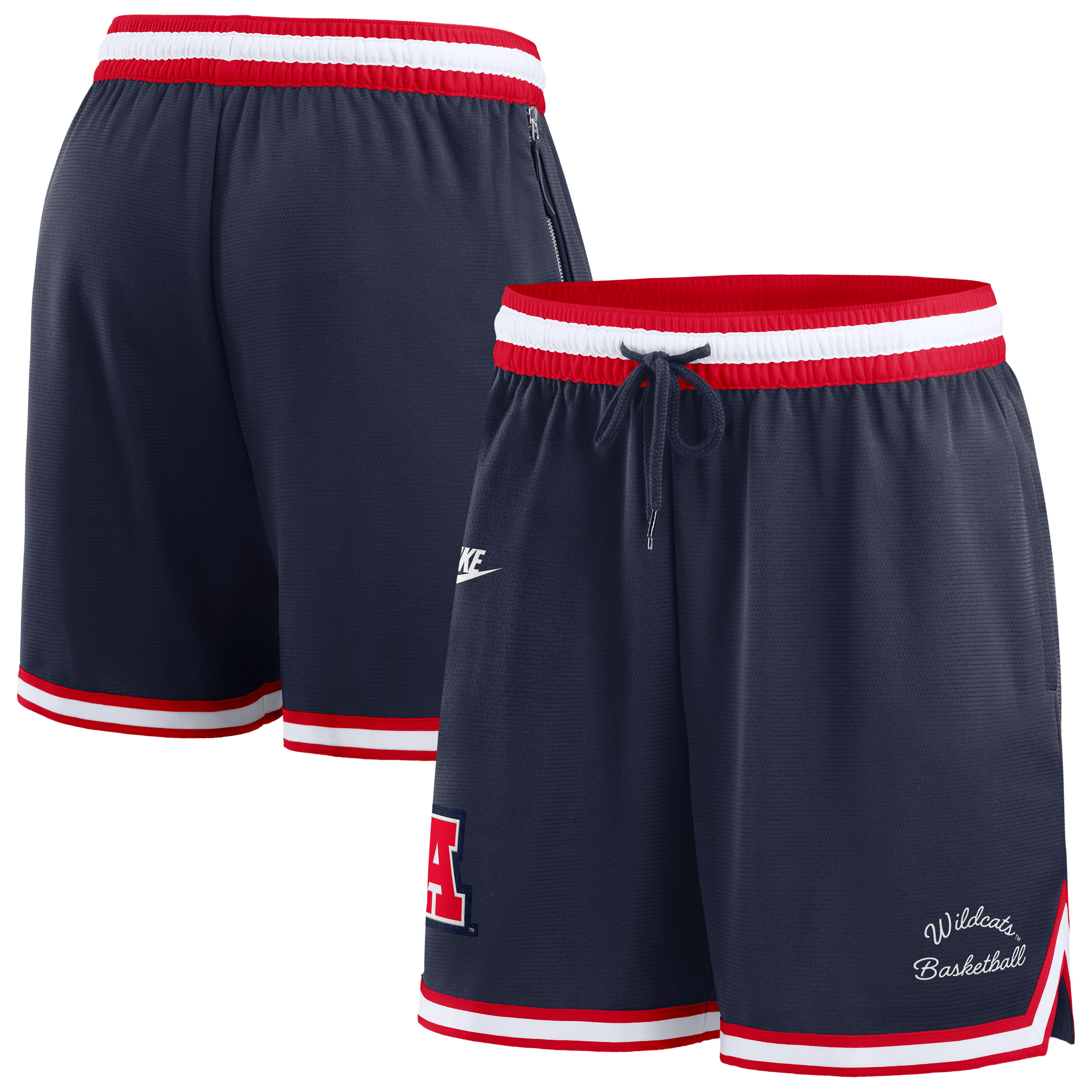 Short de basketball Nike Legacy Dri-FIT bleu marine Arizona Wildcats pour homme