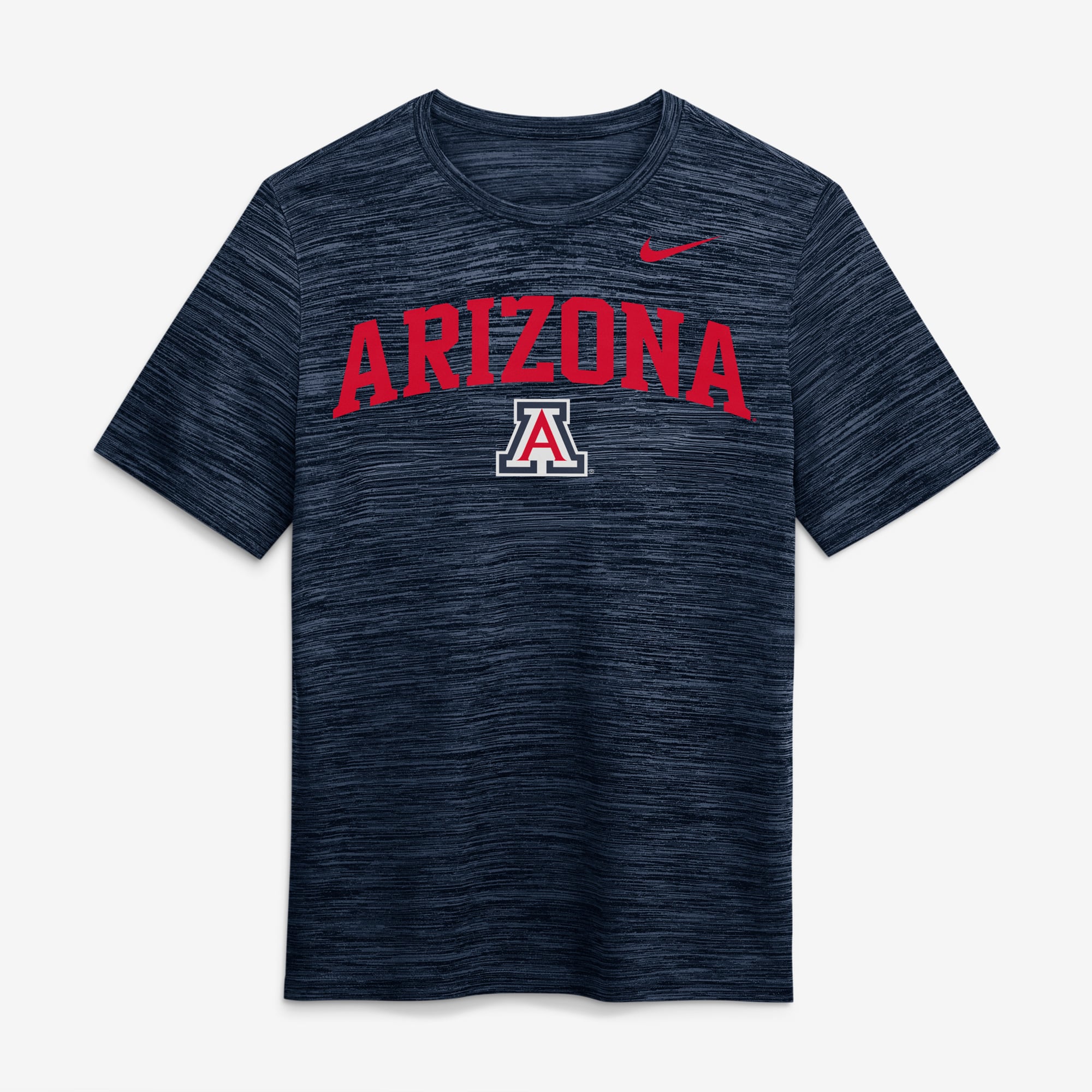 Men's Nike Navy Arizona Wildcats Primetime Arch Logo Velocity Dri-FIT T-Shirt