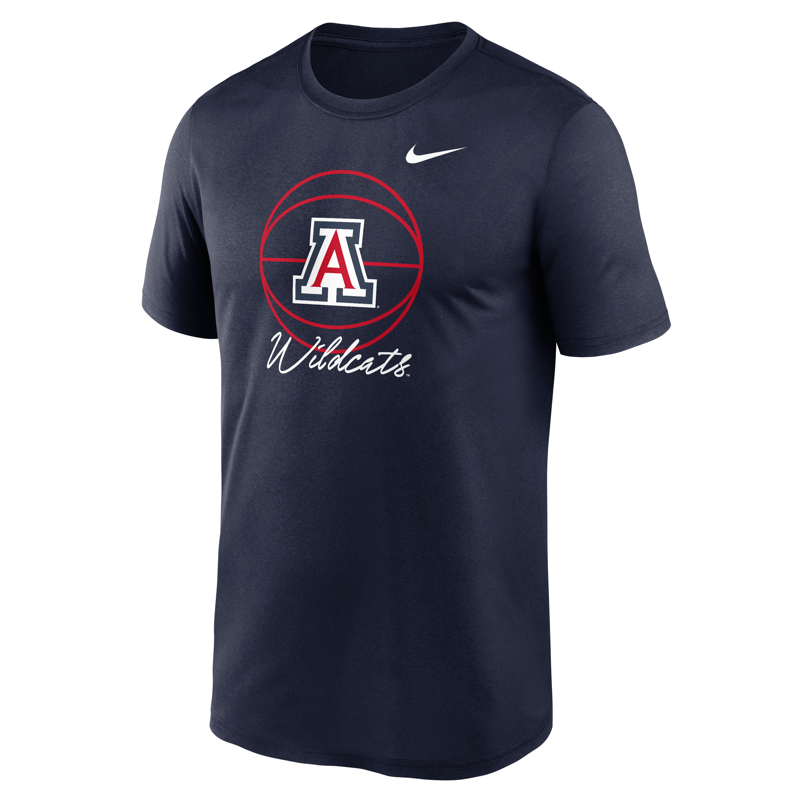 T-shirt Nike Dri-FIT bleu marine pour homme, Arizona Wildcats Primetime Basketball Icon Legend