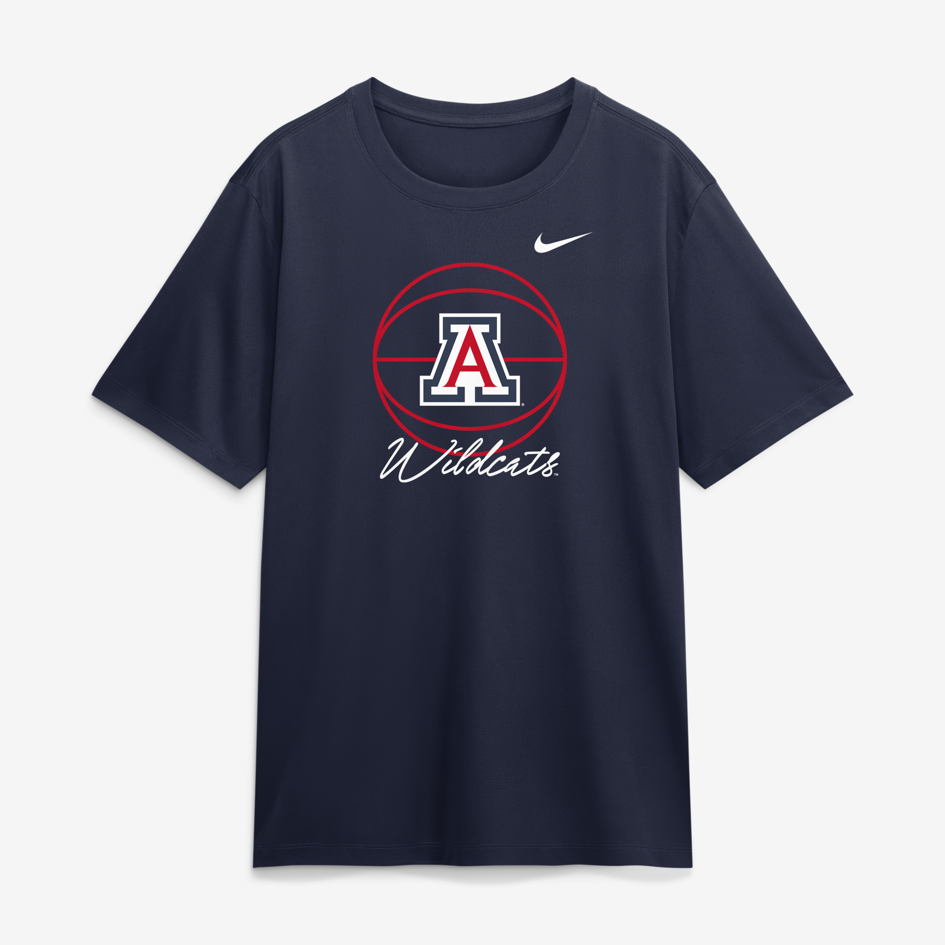 T-shirt Nike Dri-FIT bleu marine pour homme, Arizona Wildcats Primetime Basketball Icon Legend