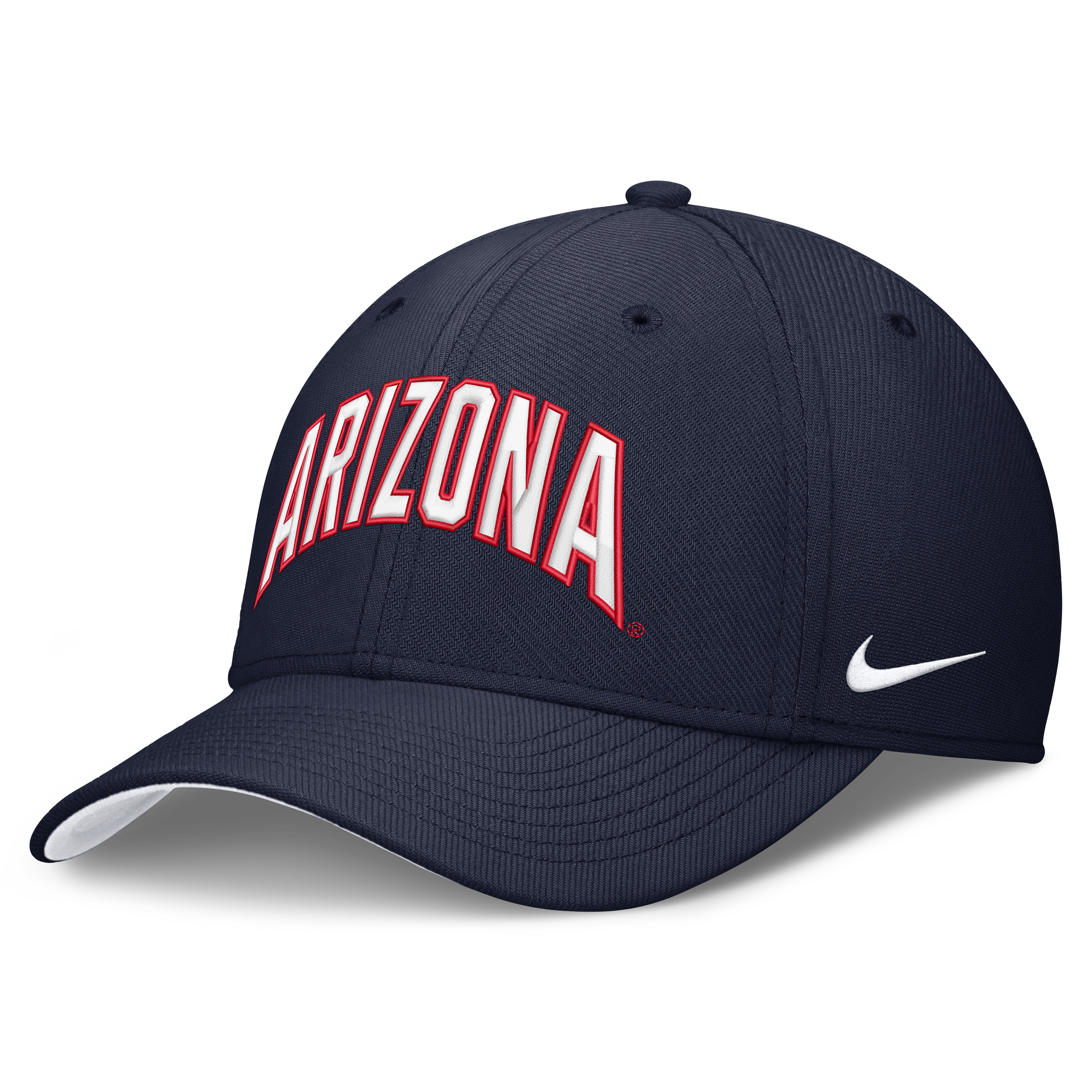 Casquette Nike Arizona Wildcats Primetime Team Rise Dri-FIT Flex bleu marine pour homme