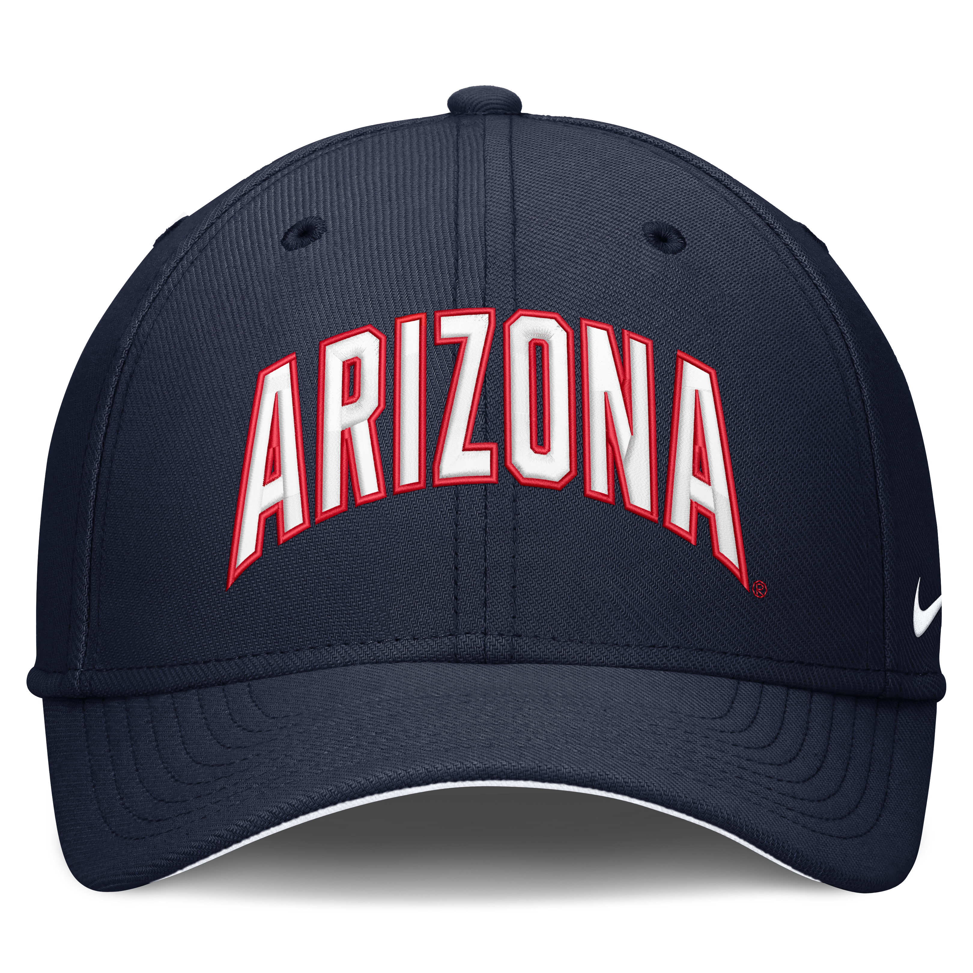 Casquette Nike Arizona Wildcats Primetime Team Rise Dri-FIT Flex bleu marine pour homme