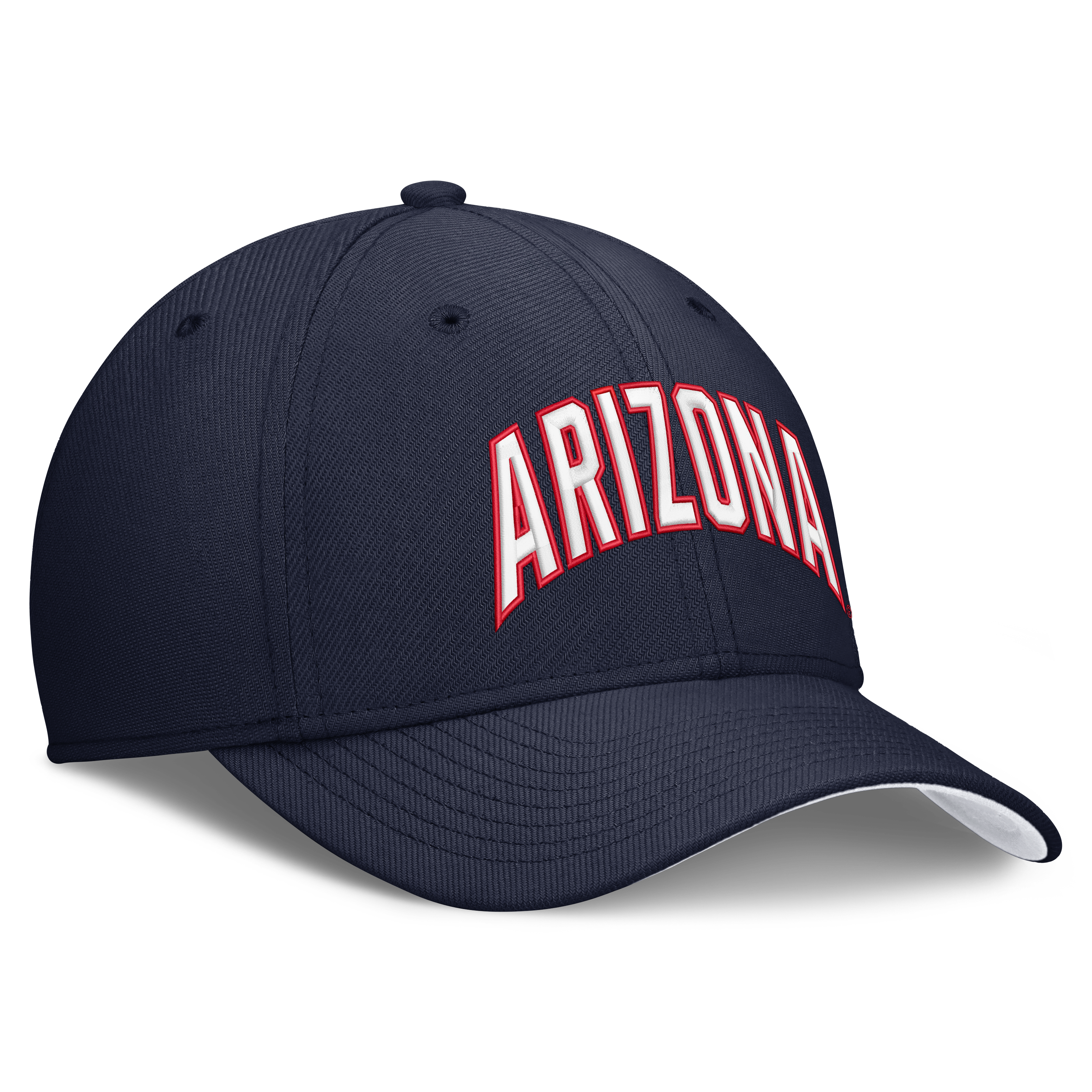 Casquette Nike Arizona Wildcats Primetime Team Rise Dri-FIT Flex bleu marine pour homme