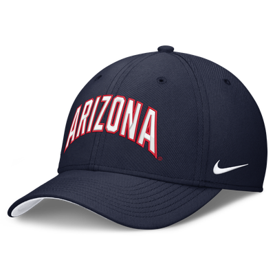  Arizona Wildcats Nike Primetime Team Rise Dri-FIT Flex Hat - Navy