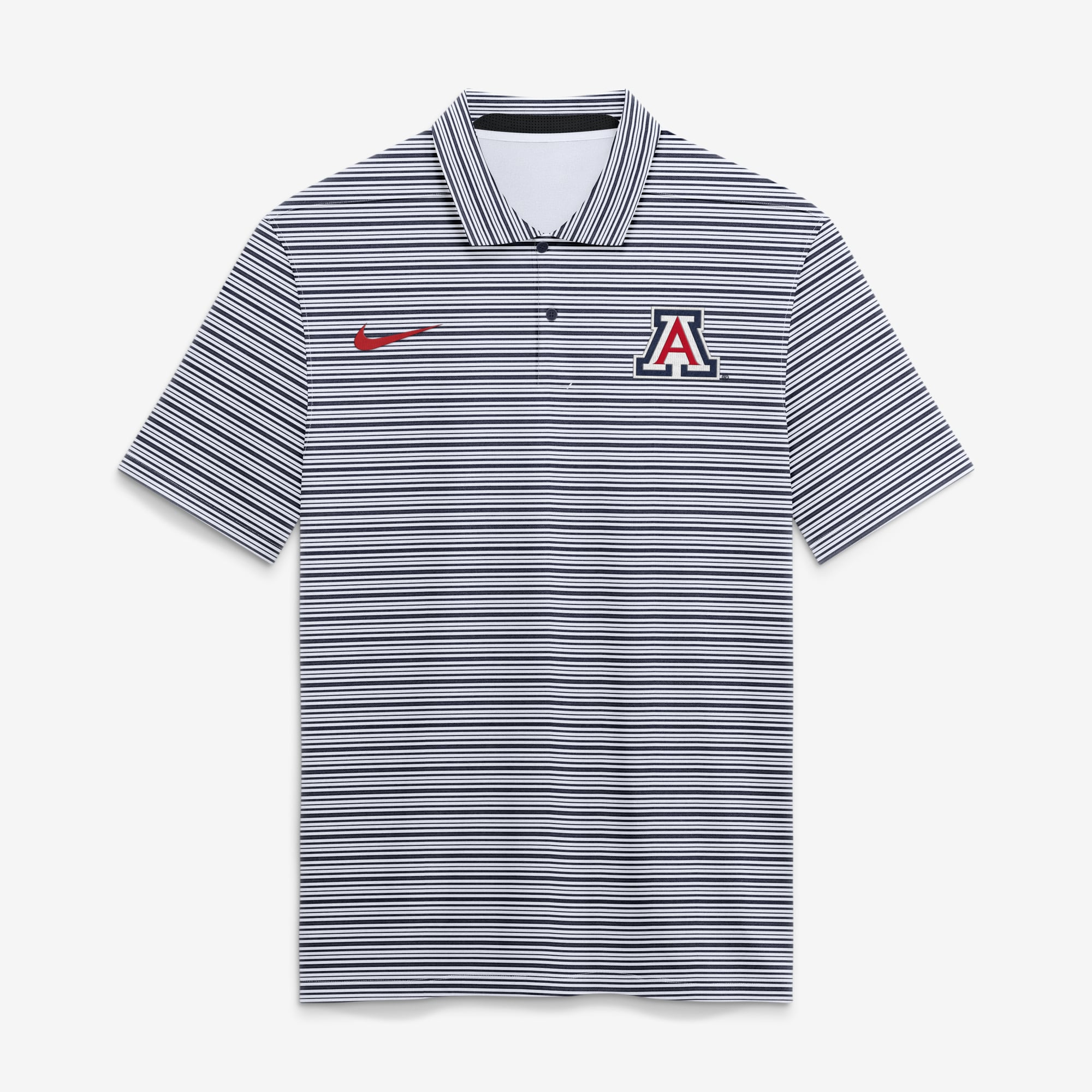 Men's Nike Navy Arizona Wildcats Primetime Vapor Striped Dri-FIT Polo