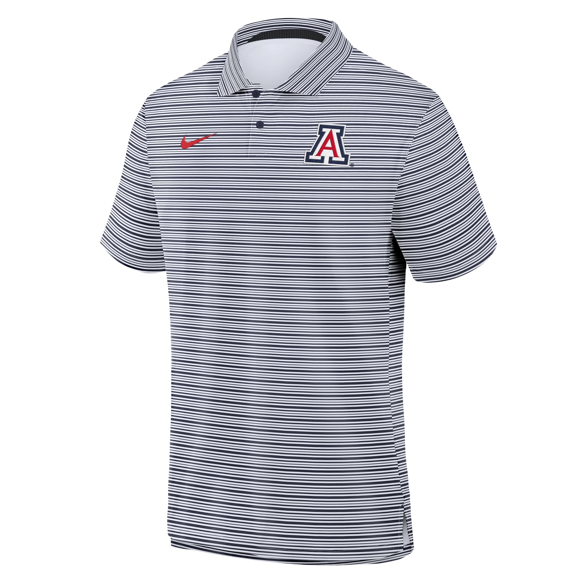Men's Nike Navy Arizona Wildcats Primetime Vapor Striped Dri-FIT Polo