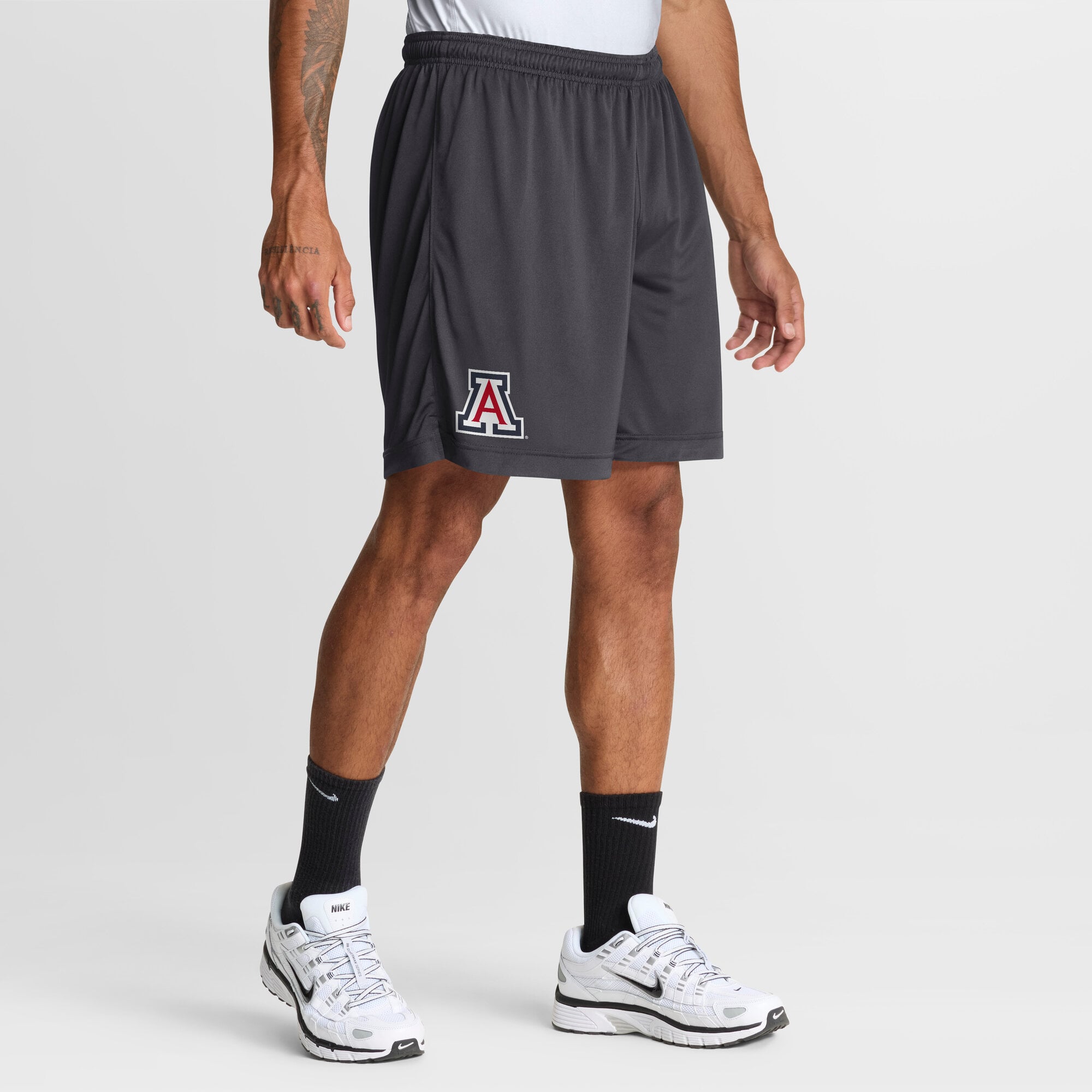 Men's Nike Navy/Anthracite Arizona Wildcats 2026 Sideline Standard Issue Reversible Dri-FIT Shorts