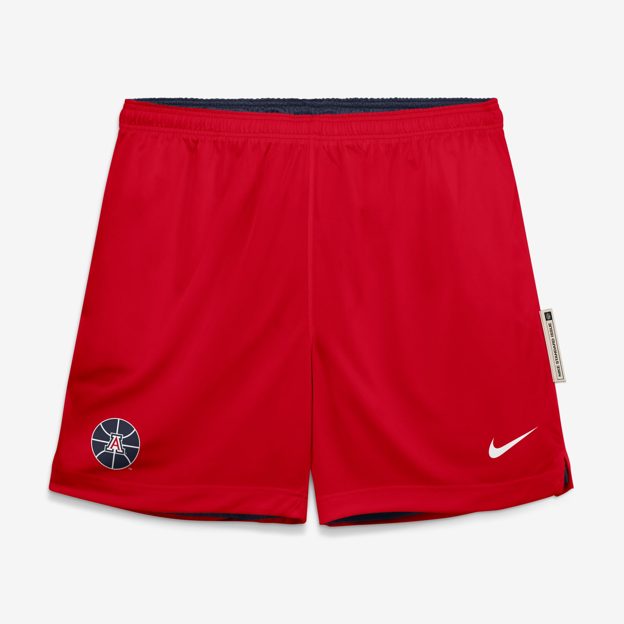 Short réversible Nike Dri-FIT bleu marine/rouge Arizona Wildcats Courtside pour homme