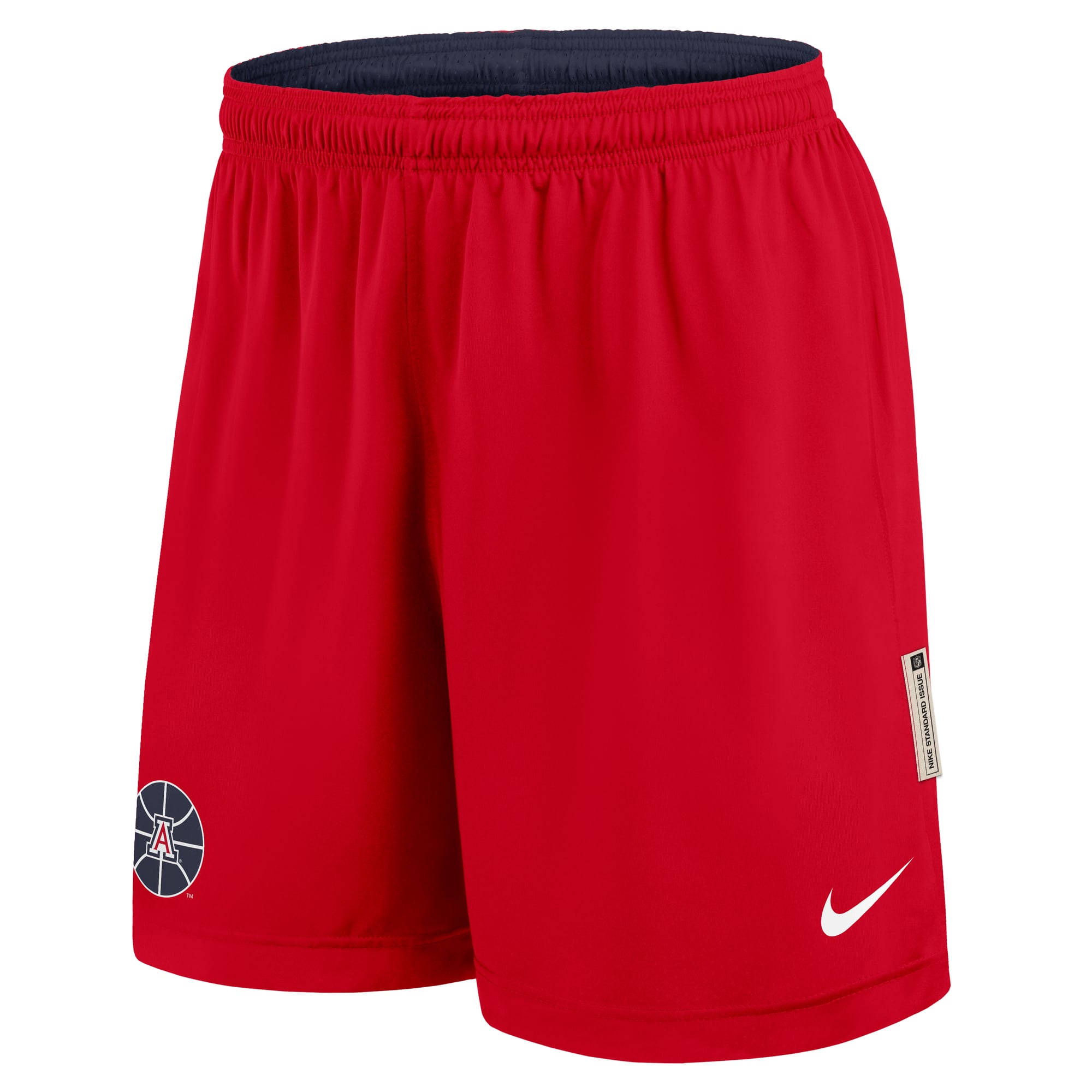 Short réversible Nike Dri-FIT bleu marine/rouge Arizona Wildcats Courtside pour homme