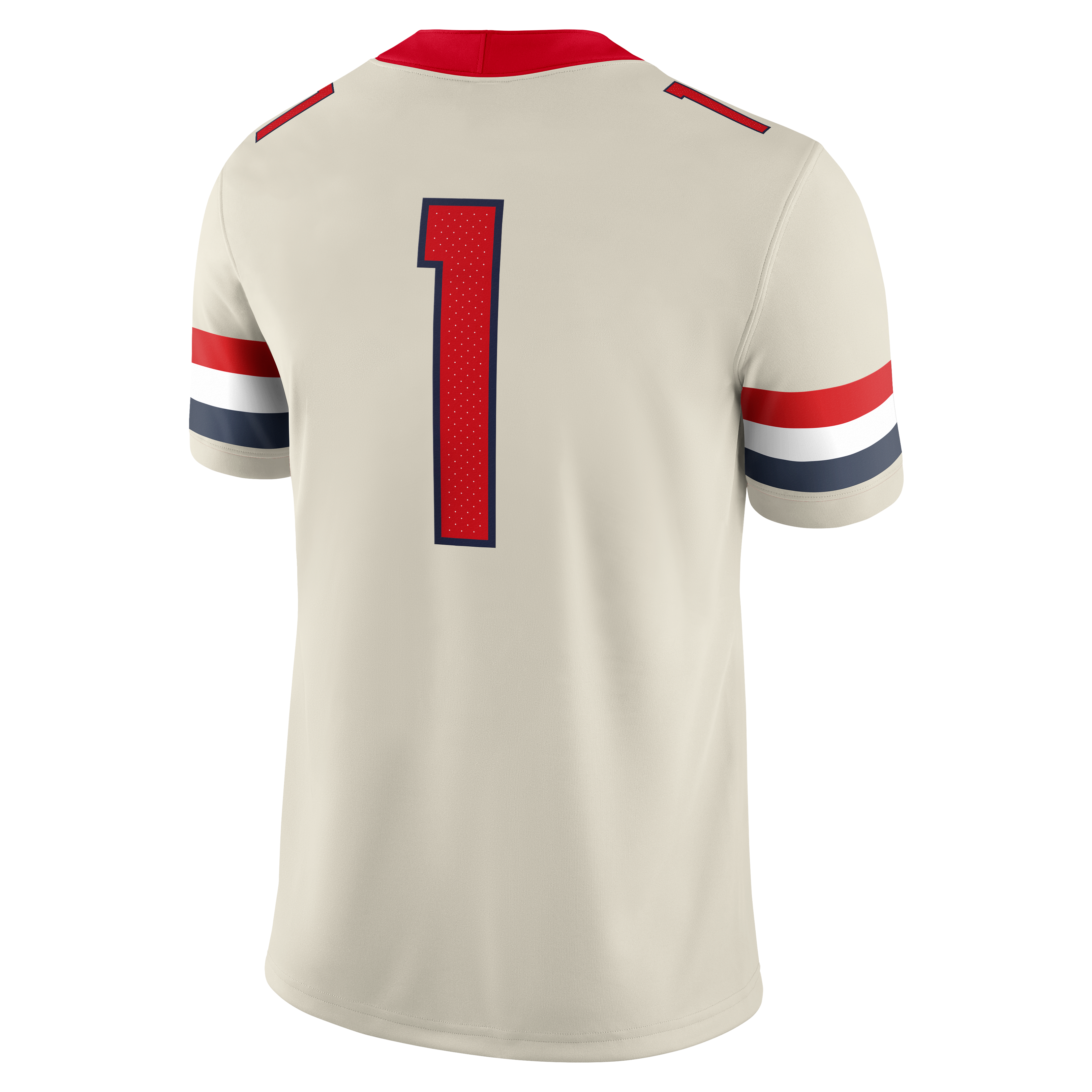 Maillot de football américain domicile Nike n°1 bleu marine des Arizona Wildcats pour homme