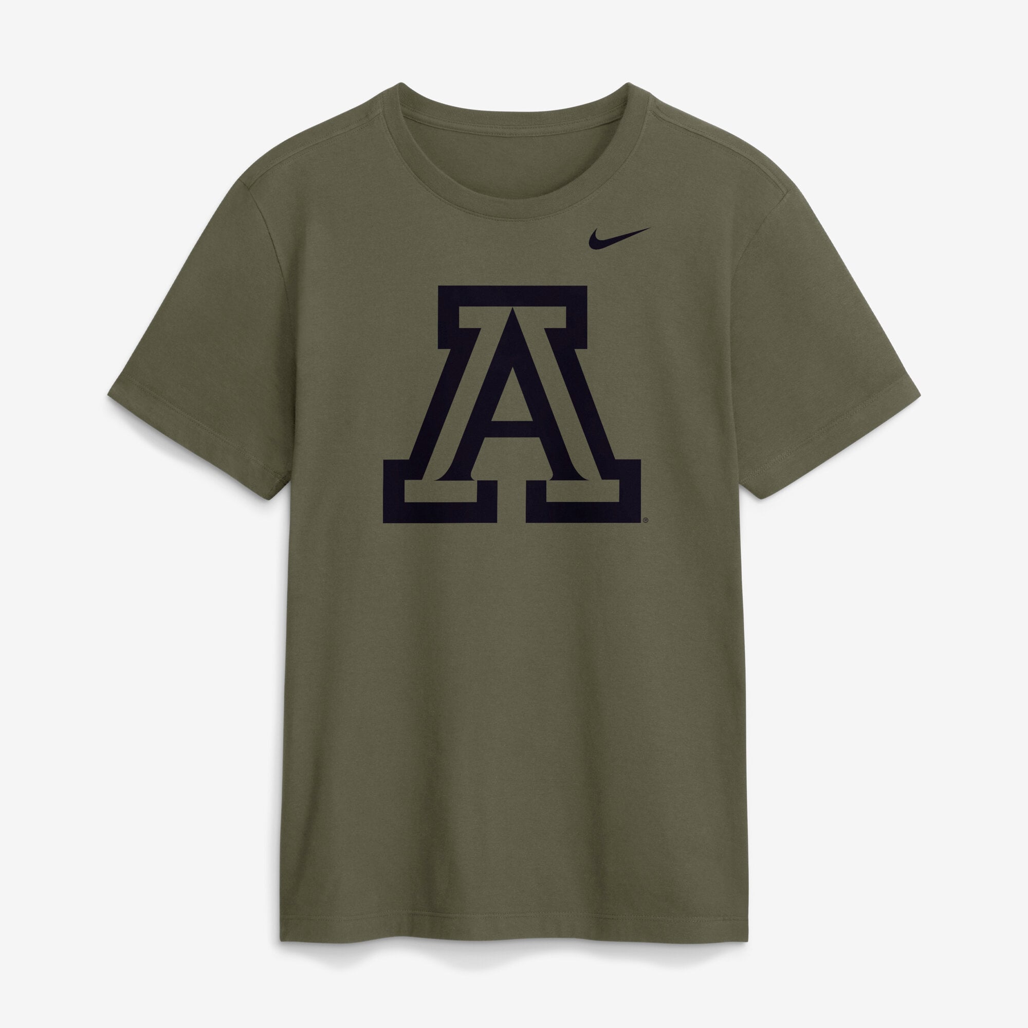 Men's Nike Olive Arizona Wildcats Primetime Logo Dri-FIT T-Shirt