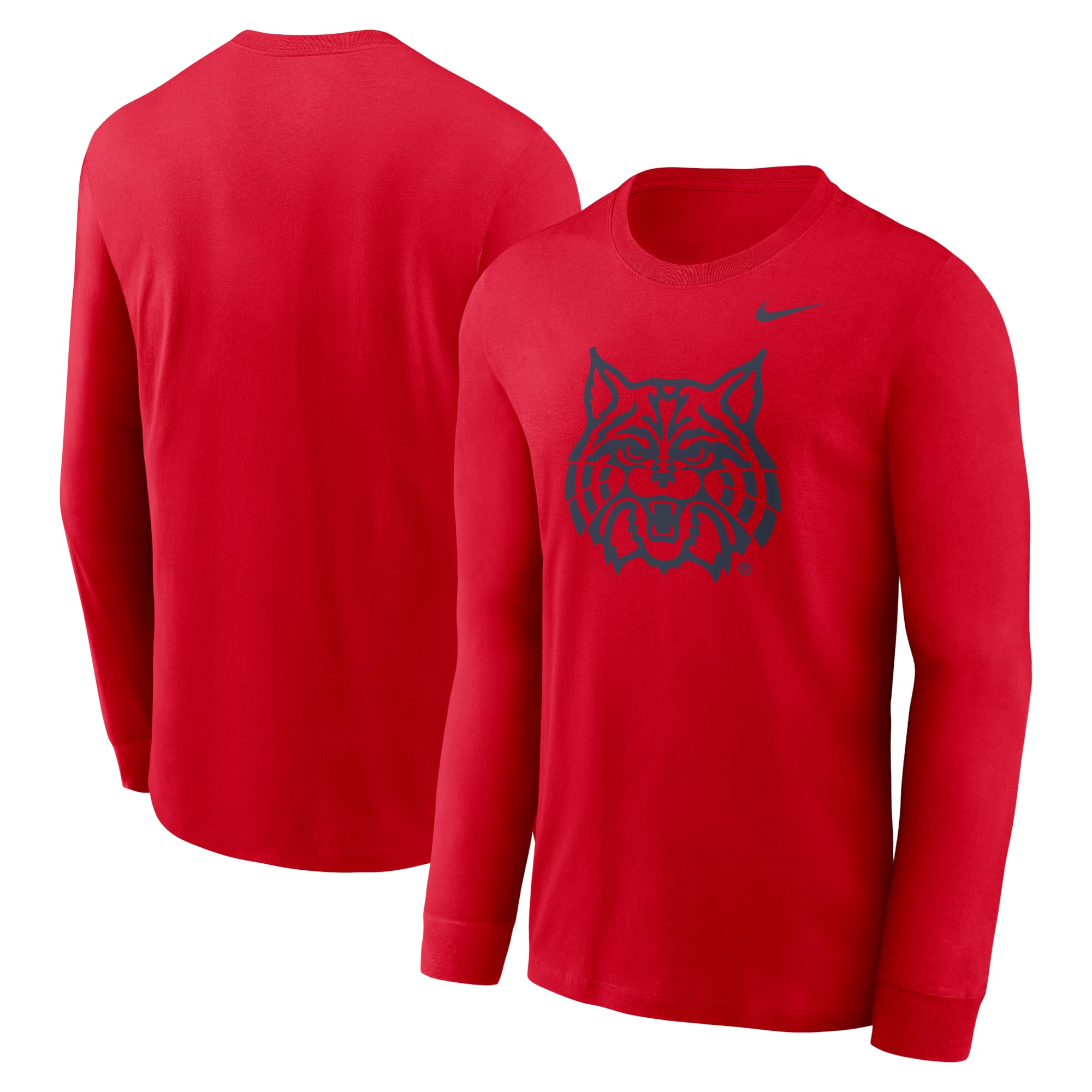 Men's Nike White Arizona Wildcats Alternate Logo Long Sleeve T-Shirt