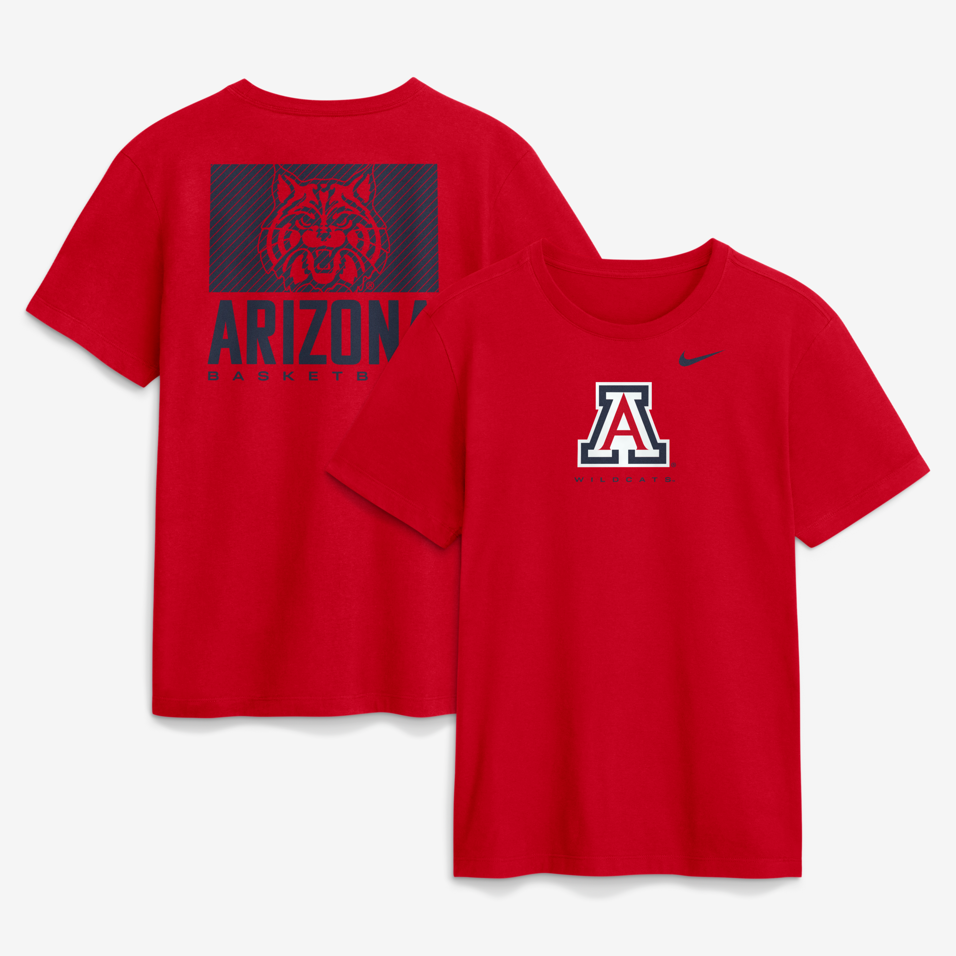 T-shirt Nike rouge Arizona Wildcats Courtside Dri-FIT pour homme