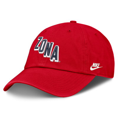  Arizona Wildcats Nike Legacy Letter & Mascot Club Adjustable Hat - Red