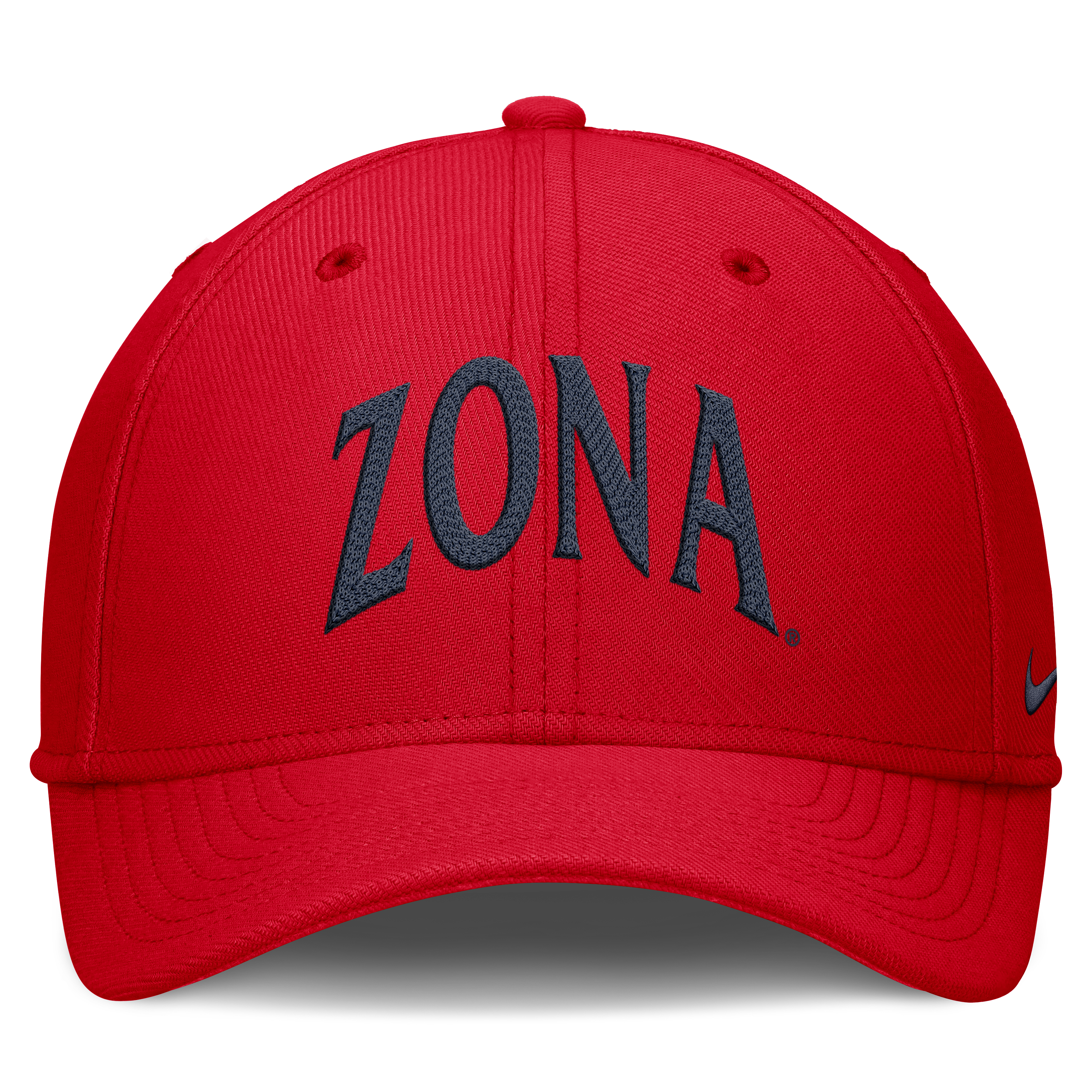 Casquette Nike rouge Arizona Wildcats Letter Rise SwooshFlex Dri-FIT pour homme