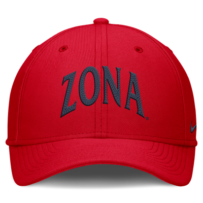 Arizona Wildcats Nike Letter Rise SwooshFlex Dri-FIT Hat - Red
