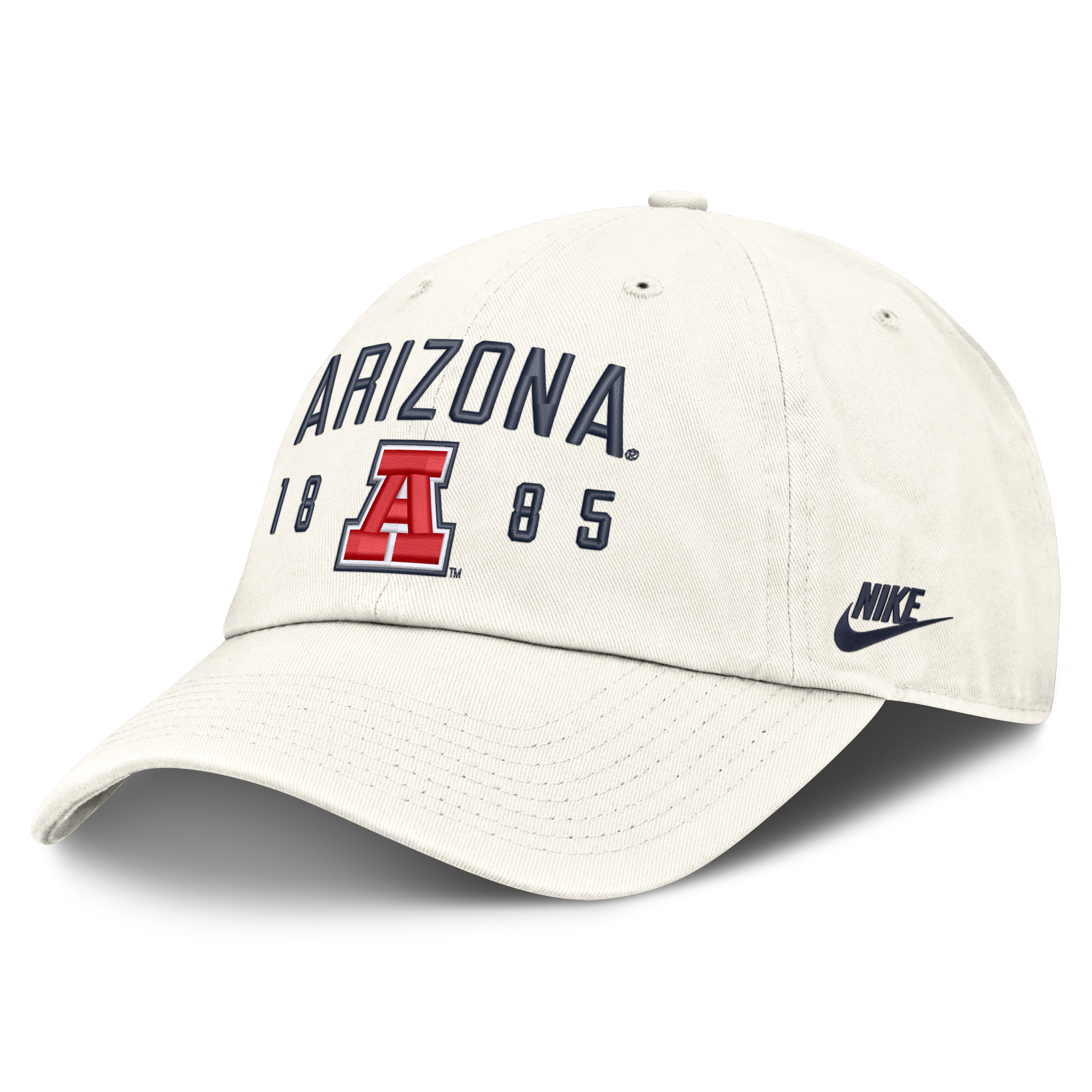 Casquette ajustable Nike Arizona Wildcats Legacy Letter & Location Club blanche pour homme