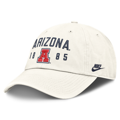 Arizona Wildcats Nike Legacy Letter & Location Club Adjustable Hat - White