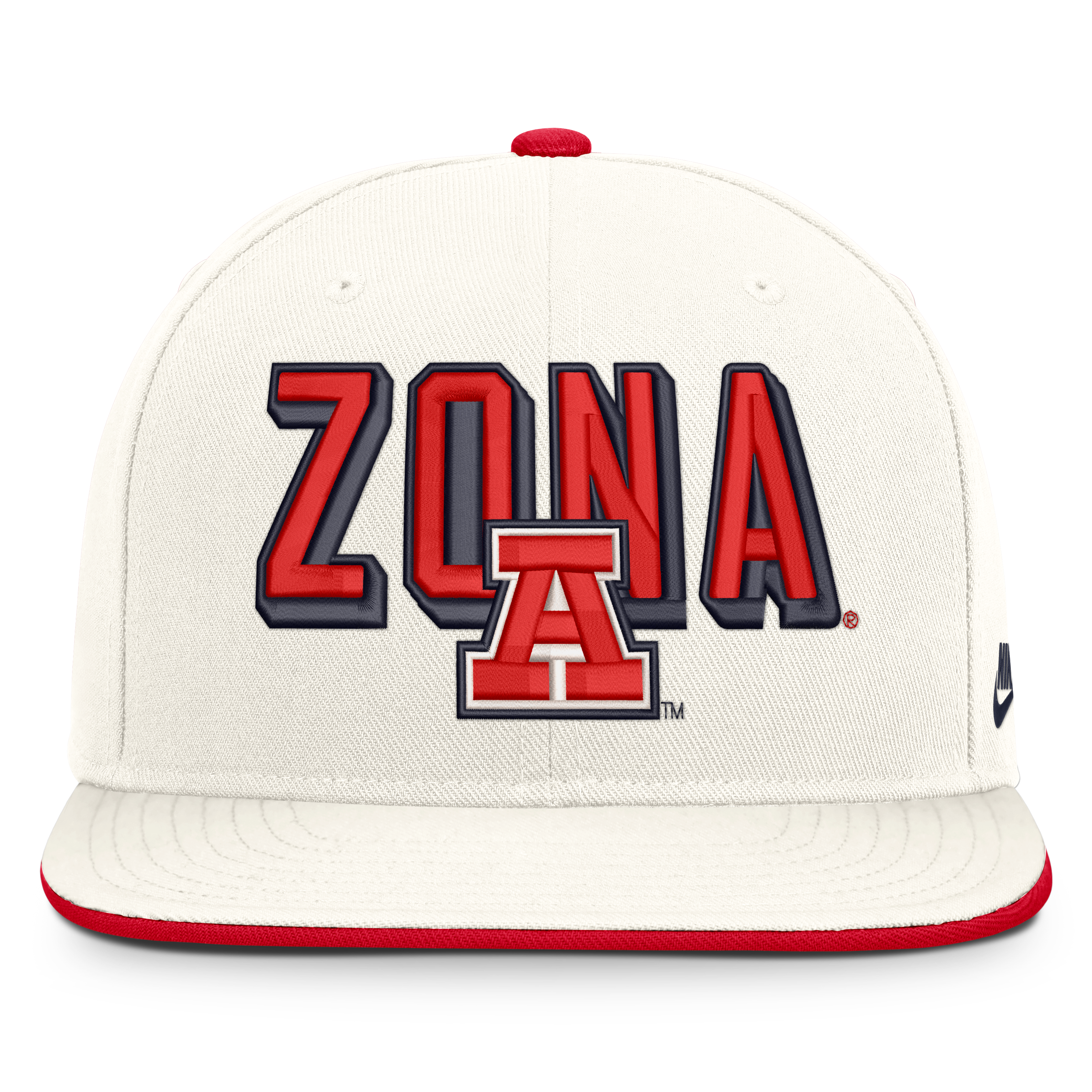 Casquette snapback Nike Pro blanche Arizona Wildcats Legacy Letter & Mascot pour homme