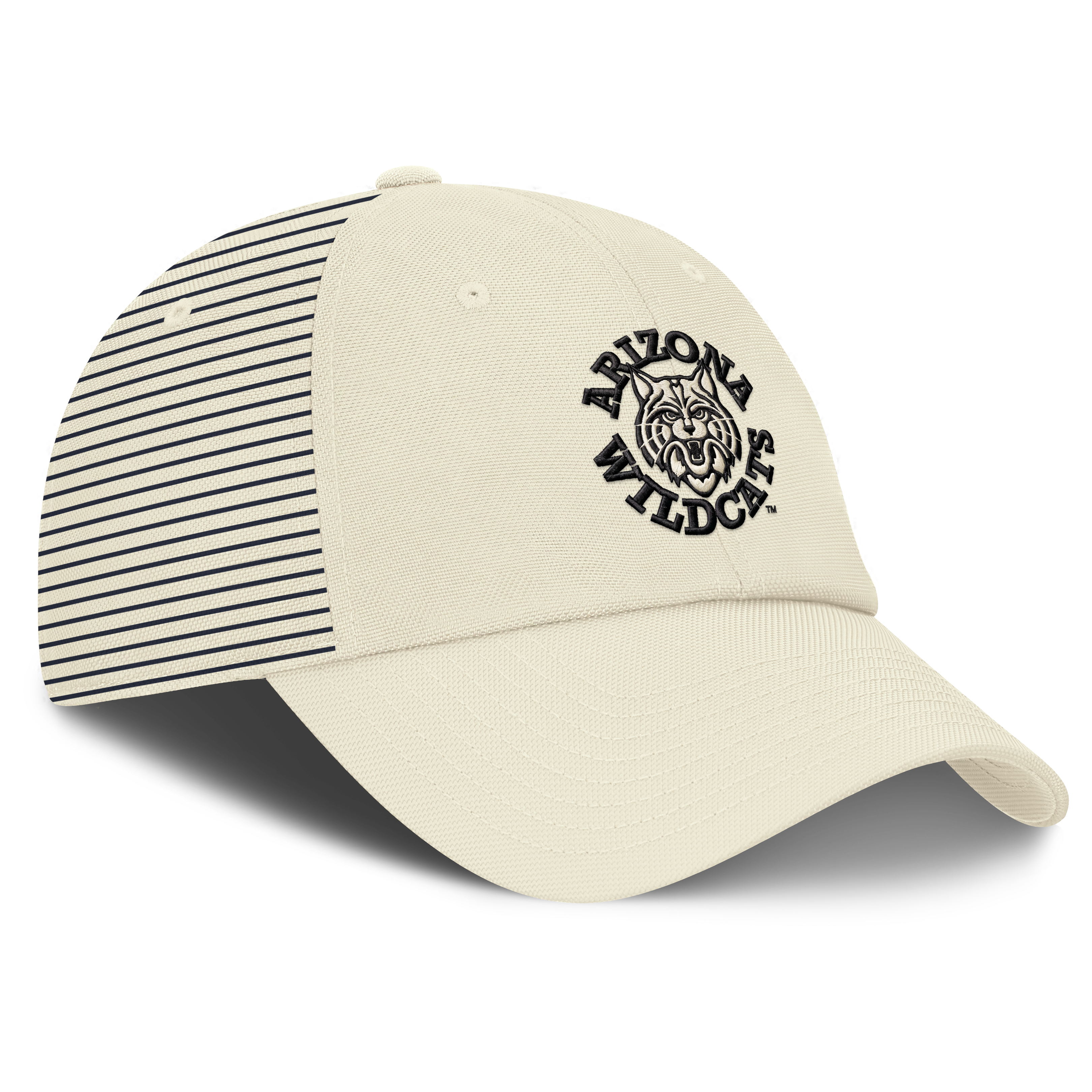 Casquette Nike Arizona Wildcats Vault Logo Stripe Club Dri-FIT blanche pour homme