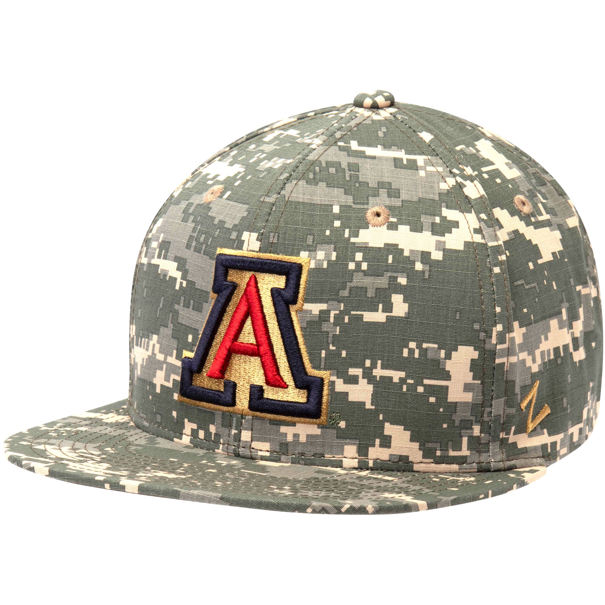 Men's Zephyr Camo Arizona Wildcats Military Appreciation Trucker