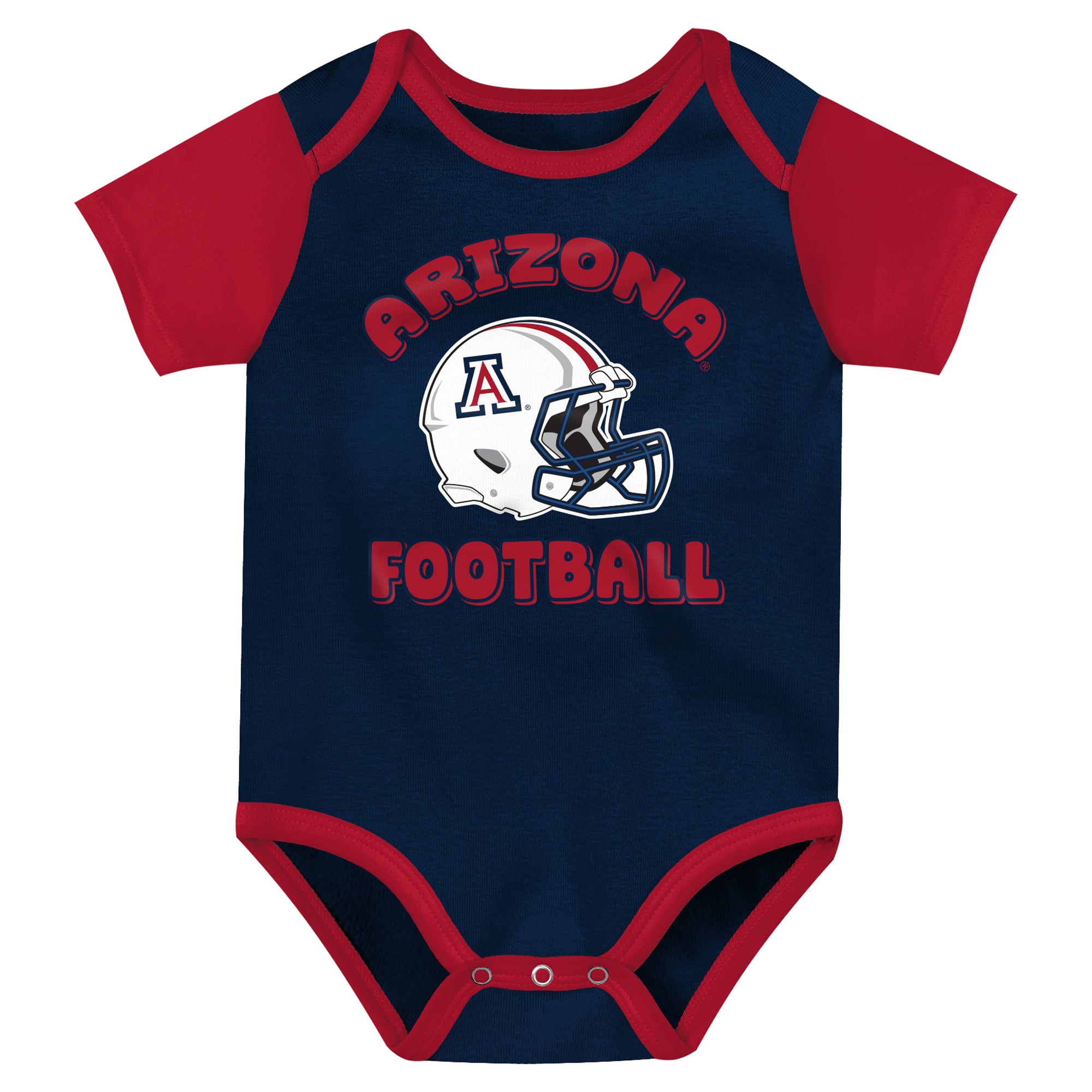 Newborn Outerstuff Navy Arizona Wildcats Star Player Three-Piece Bodysuit Set