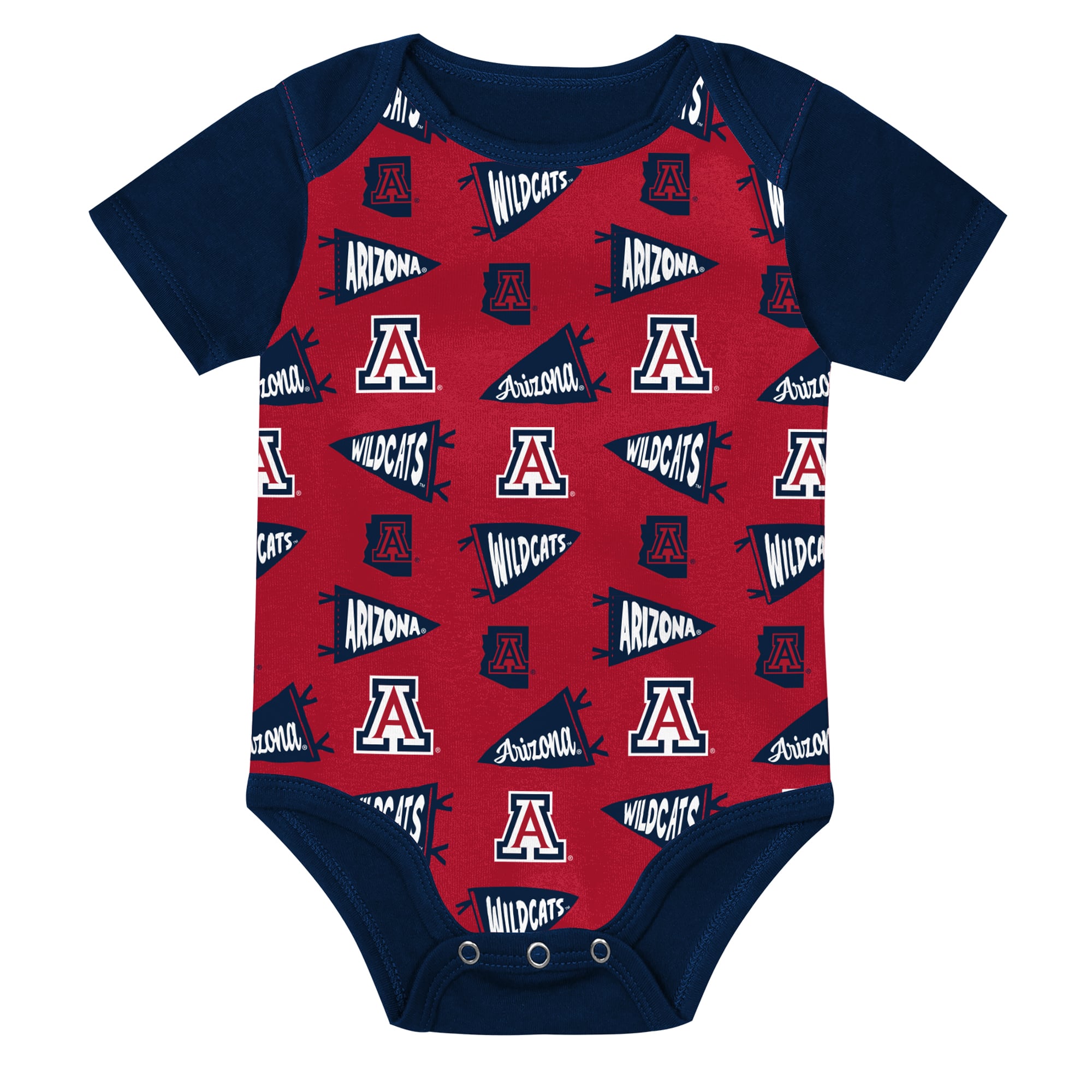 Newborn Outerstuff Navy Arizona Wildcats Star Player Three-Piece Bodysuit Set