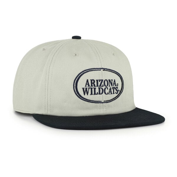 Unisex '47 Gray/Black Arizona Wildcats Ovalcrest Captain Snapback Hat