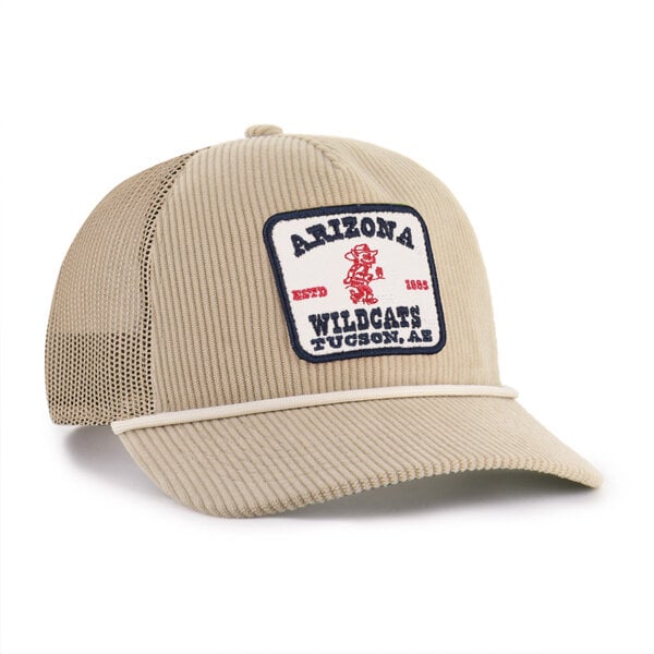 Casquette unisexe '47 Khaki Arizona Wildcats Cordlandia Hitch ajustable