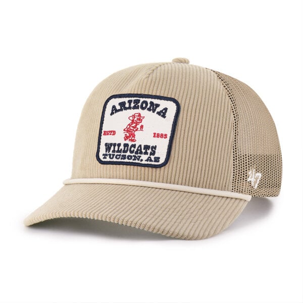 Casquette unisexe '47 Khaki Arizona Wildcats Cordlandia Hitch ajustable