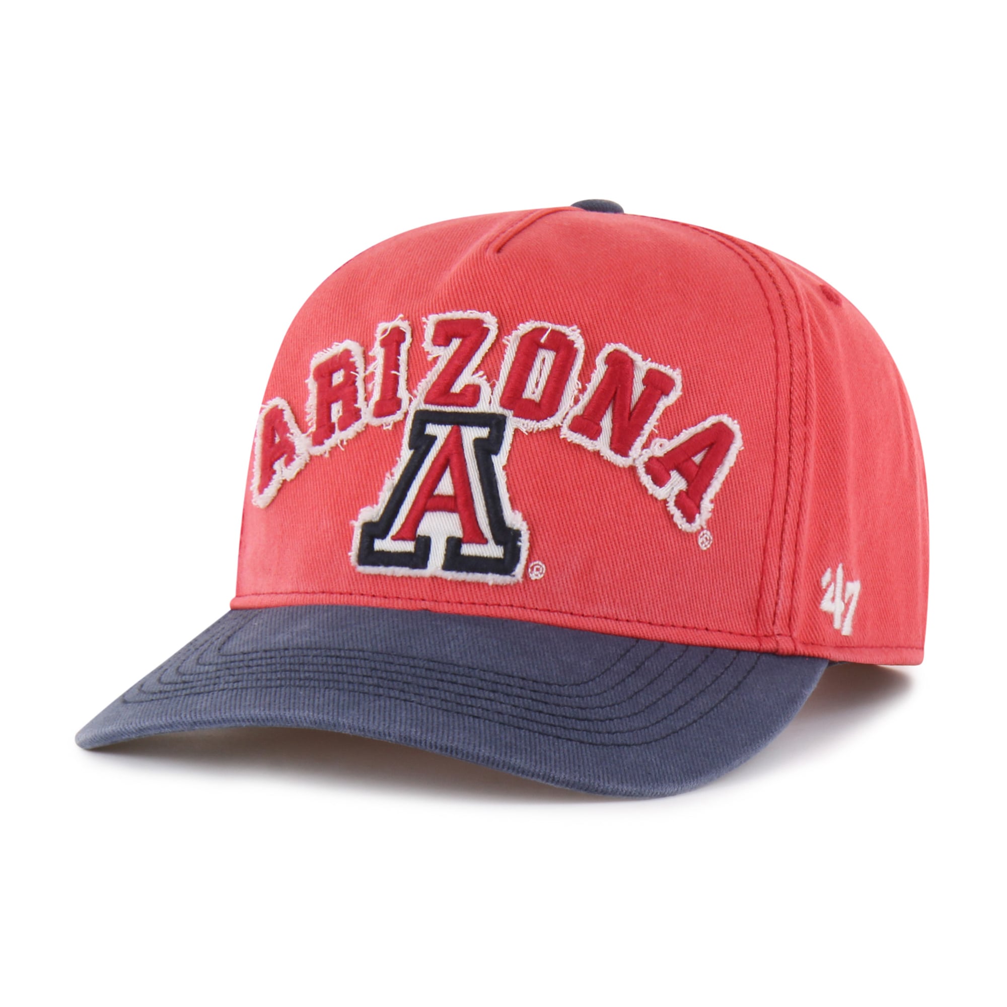 Unisex '47 Red/Navy Arizona Wildcats Well-Worn Calderwood Hitch Adjustable Hat