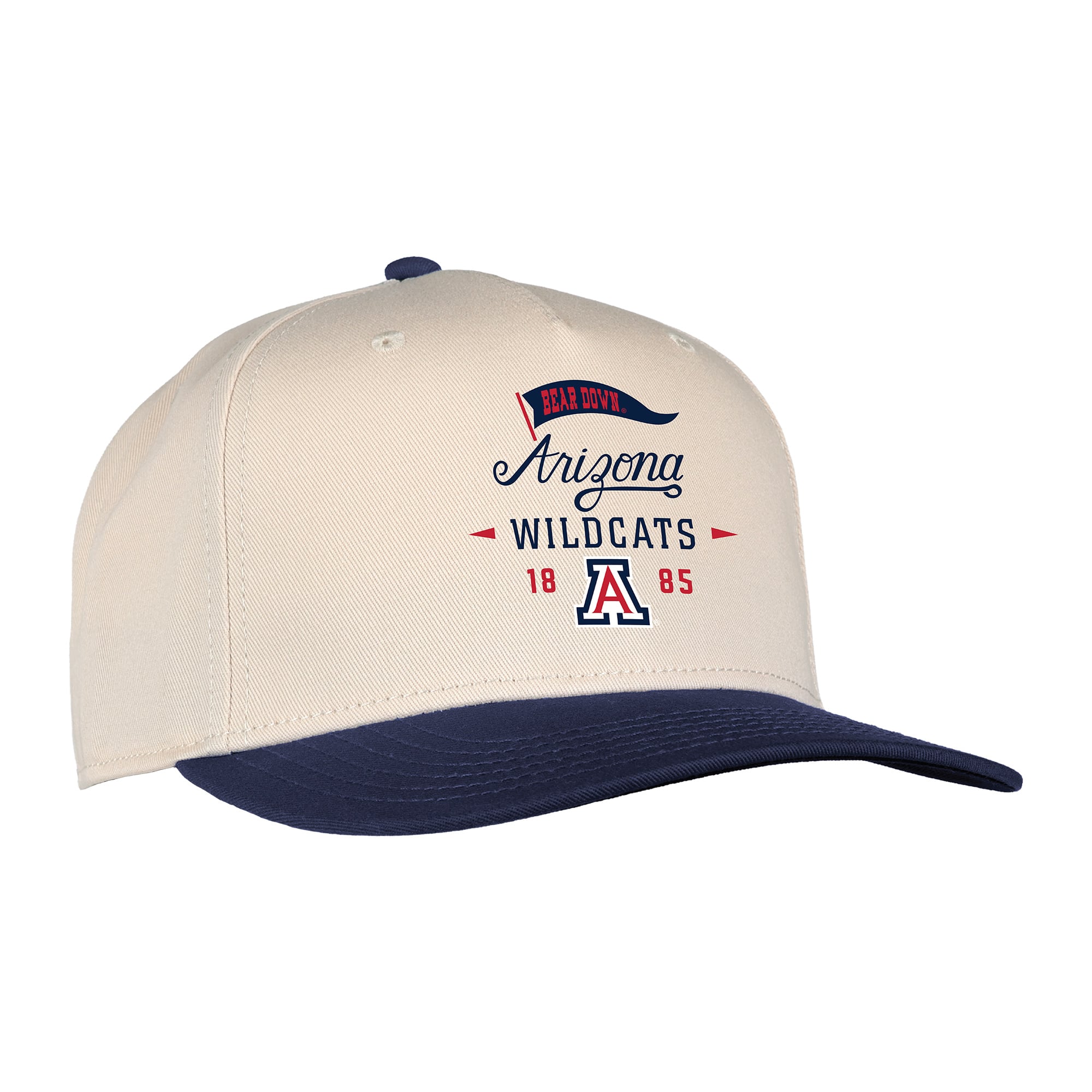 Casquette unisexe Ahead Cream Arizona Wildcats The 1995 ajustable